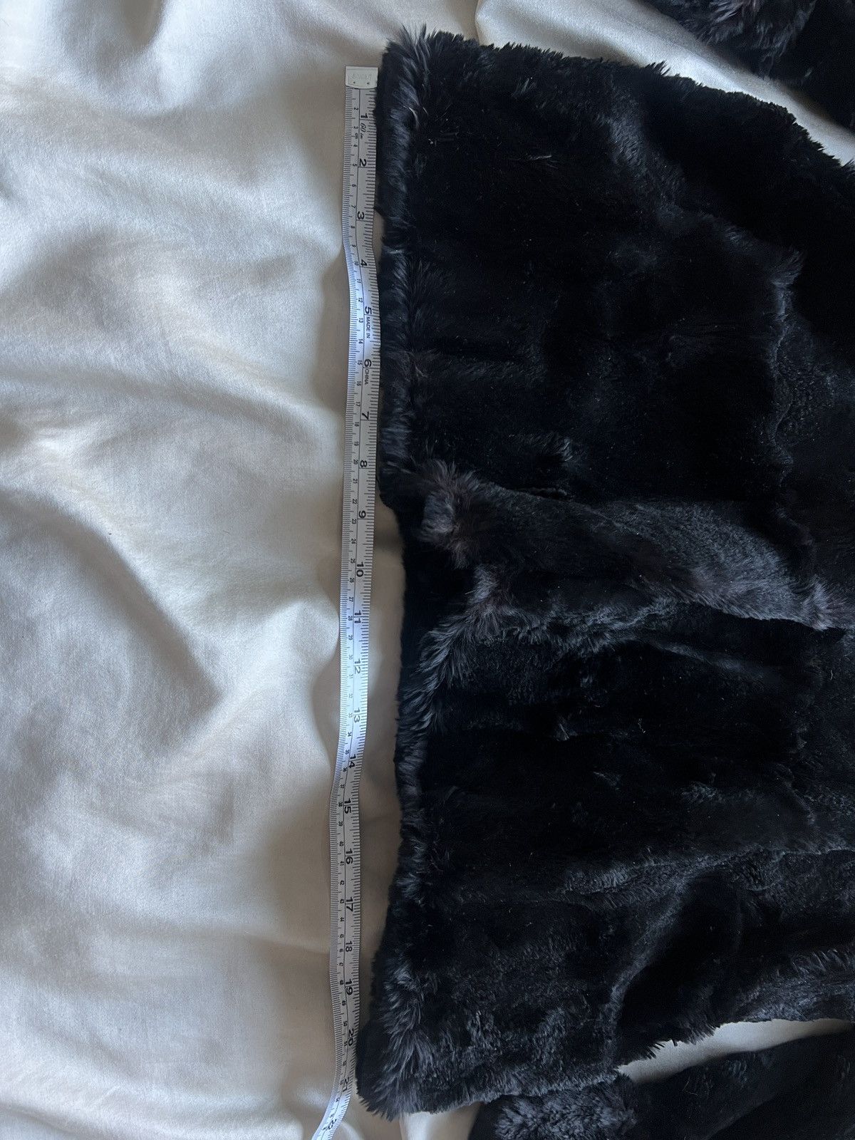 Other Black Alaskan 80s rabbit fur jacket Size XL / US 12-14 / IT 48-50 - 6 Thumbnail