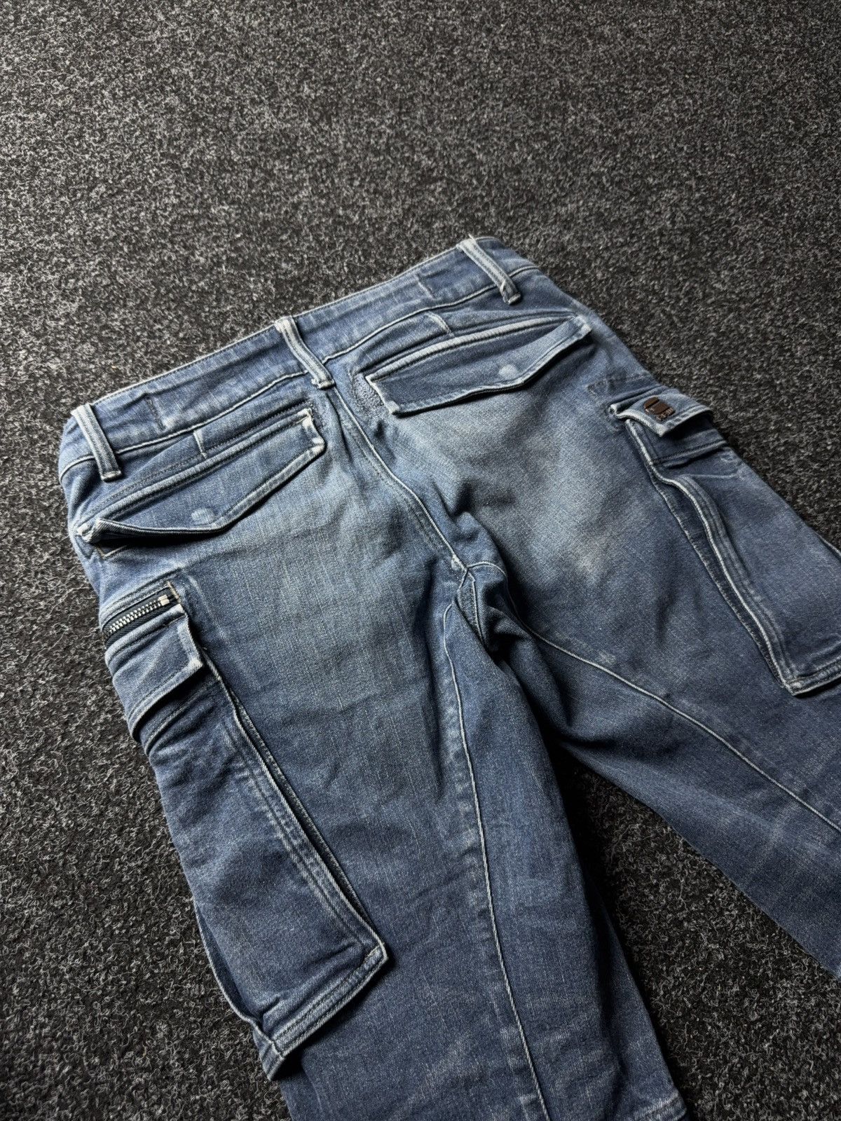 G-Star Avant Garde Japanese G-Star RAW 3D Utility Cargo Jeans W30 Size US 30 / EU 46 - 14 Thumbnail