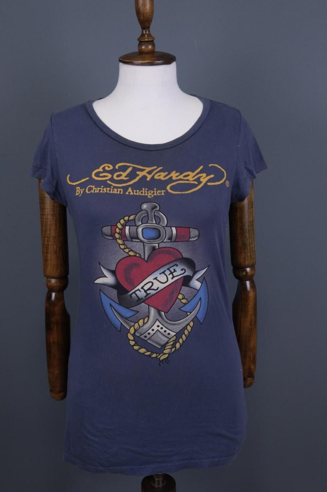 Ed Hardy Ed Hardy by Christian Audigier Blue Tunic Shirt Size M Size M / US 6-8 / IT 42-44 - 1 Thumbnail