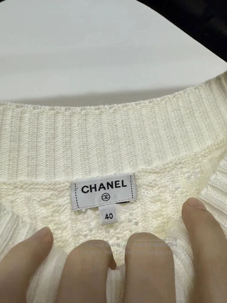 Chanel Chanel Coco Beach Knit Crop Top . Size US M / EU 48-50 / 2 - 4 Thumbnail
