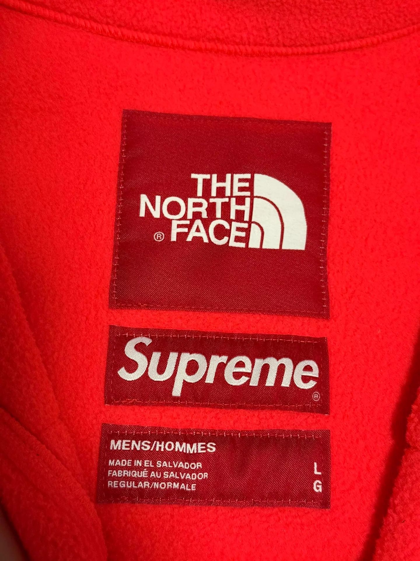 The North Face Supreme x The North Face SS20 W3 RTG Fleece Jacket Red L new Size US L / EU 52-54 / 3 - 5 Thumbnail