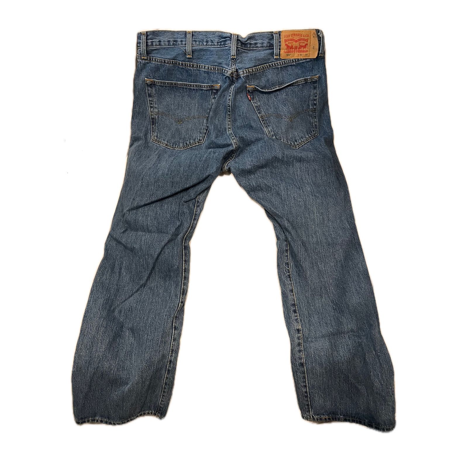 Levi's Levi Strauss 501 Classic Fit Button Fly Jeans 40x30 Size US 40 / EU 56 - 2 Thumbnail