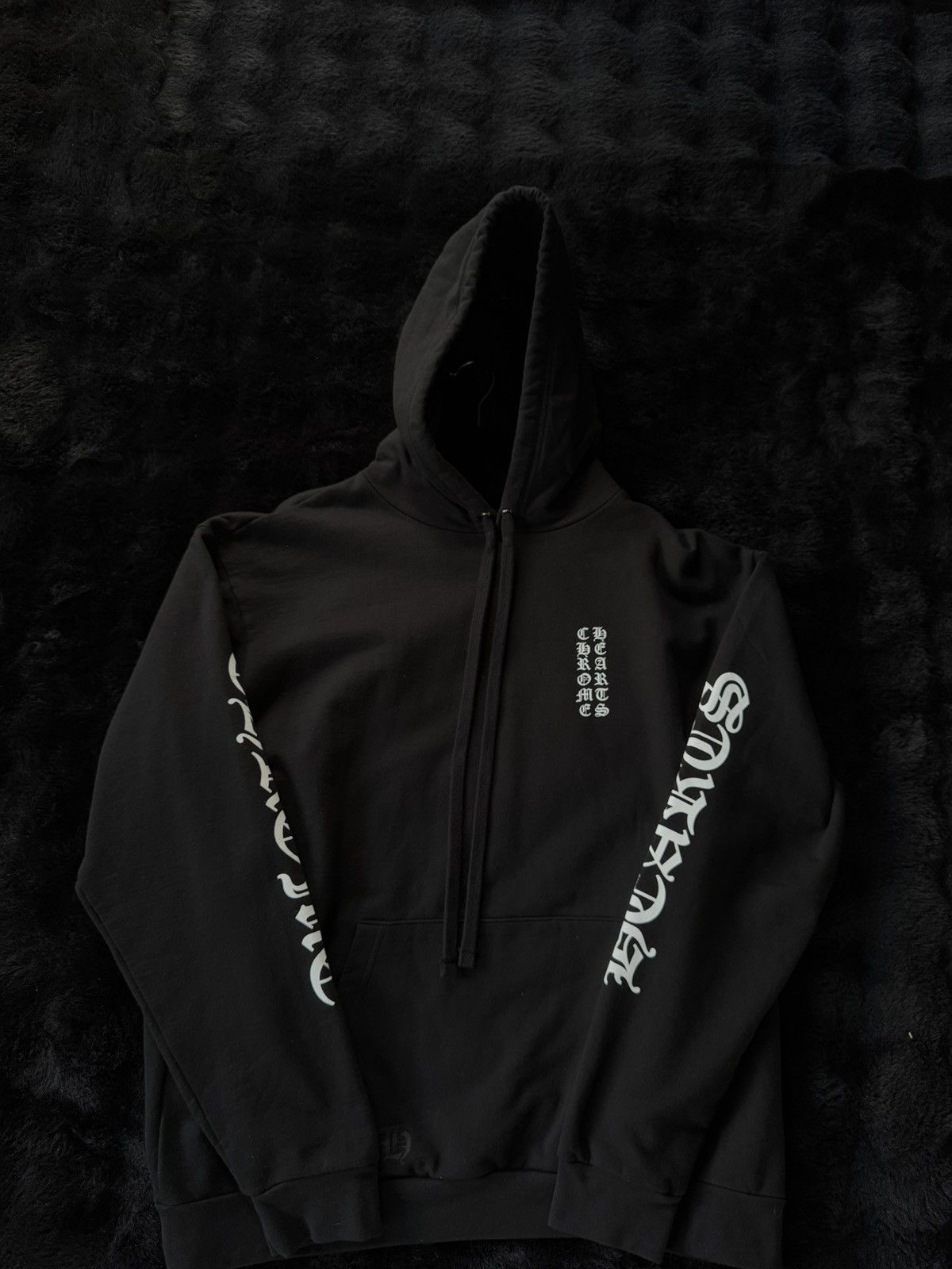 Chrome Hearts Chrome Hearts Scroll Logo Hoodie Size US XL / EU 56 / 4 - 2 Thumbnail