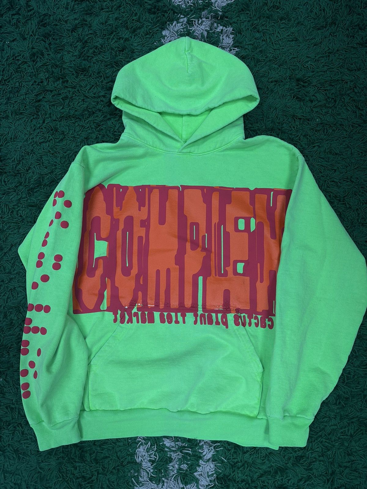 パーカー・フーディ Cactus Plant Flea Market ComplexCon Spider Legs Hoodie Green Cpfm Spider Green Hoodie - CPFM Store