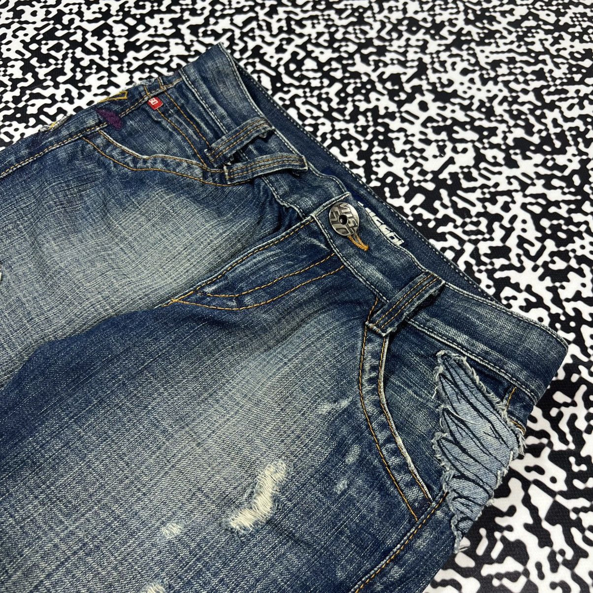 Miss Sixty Vintage Y2K Miss Sixty Japanese Patchwork Style Retro Jeans Size 29" - 14 Thumbnail