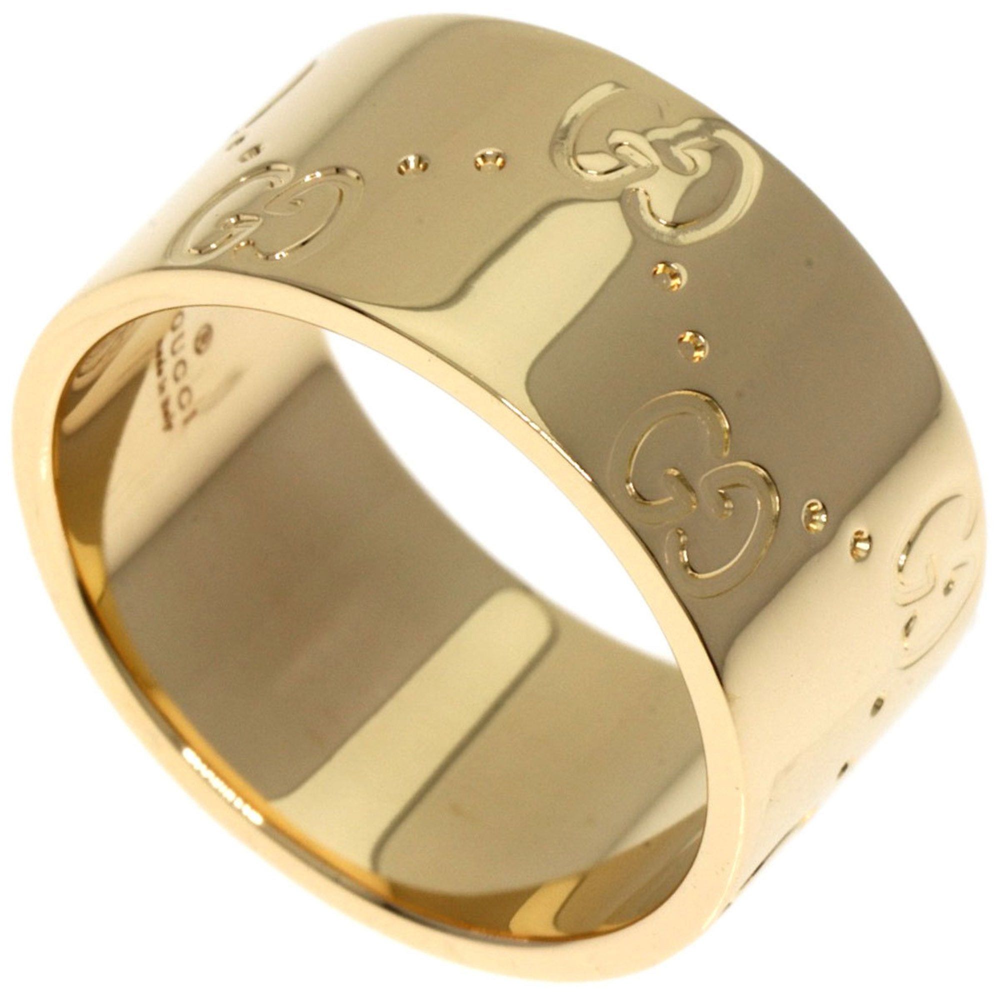 image of Gucci Icon Wide 8 Ring, 18K Yellow Gold, Women's
