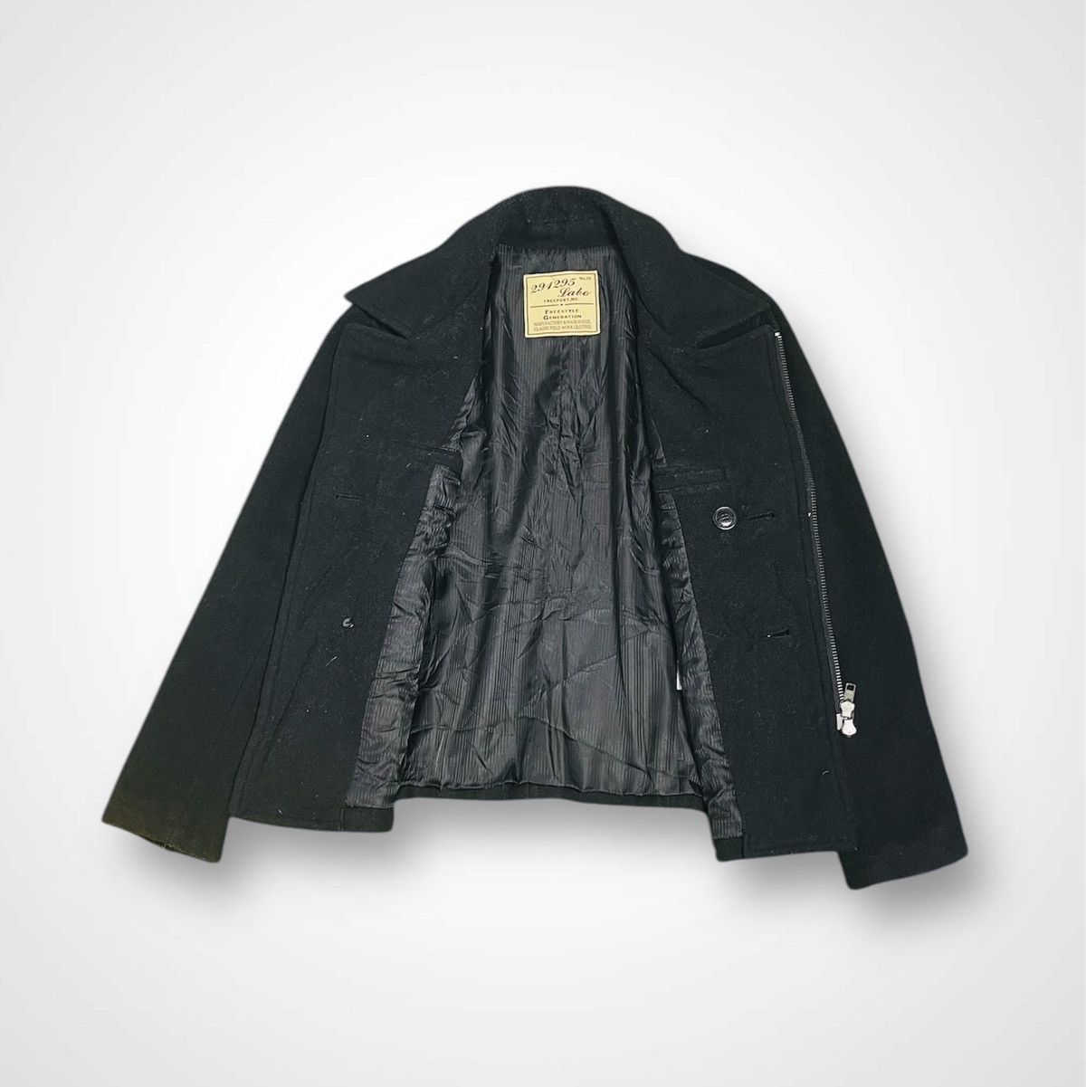 If Six Was Nine × Japanese Brand × Le Grande Bleu (L.G.B.) 291295 Labo Double Collar Wool Jacket (21) Size US M / EU 48-50 / 2 - 4 Thumbnail