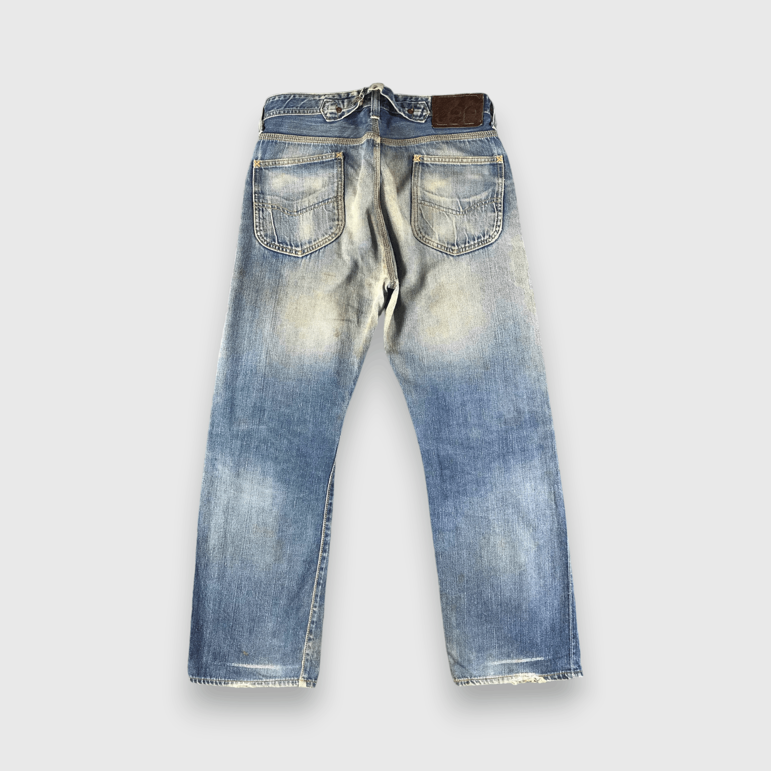 Lee Vintage Blue Wash Lee Jeans-J2961 Size US 32 / EU 48 - 2 Thumbnail