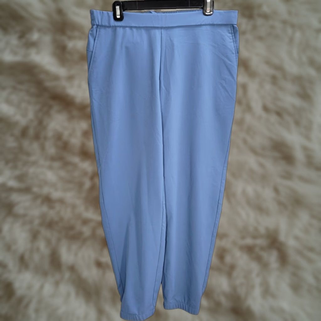 Vintage Women's Troop Blue Jogger Pants Elastic Waist Pockets Tapered XL Size XS? Size 40" / US 18 - 1 Thumbnail