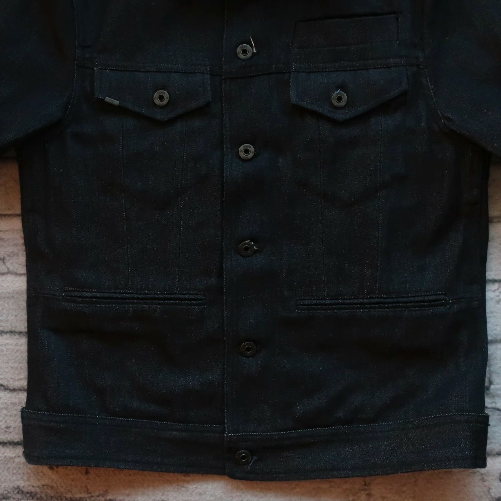 G-Star G-Star D-Stak Denim Trucker Jean Jacket Mens Small Dark Wash Size US 29 - 3 Thumbnail