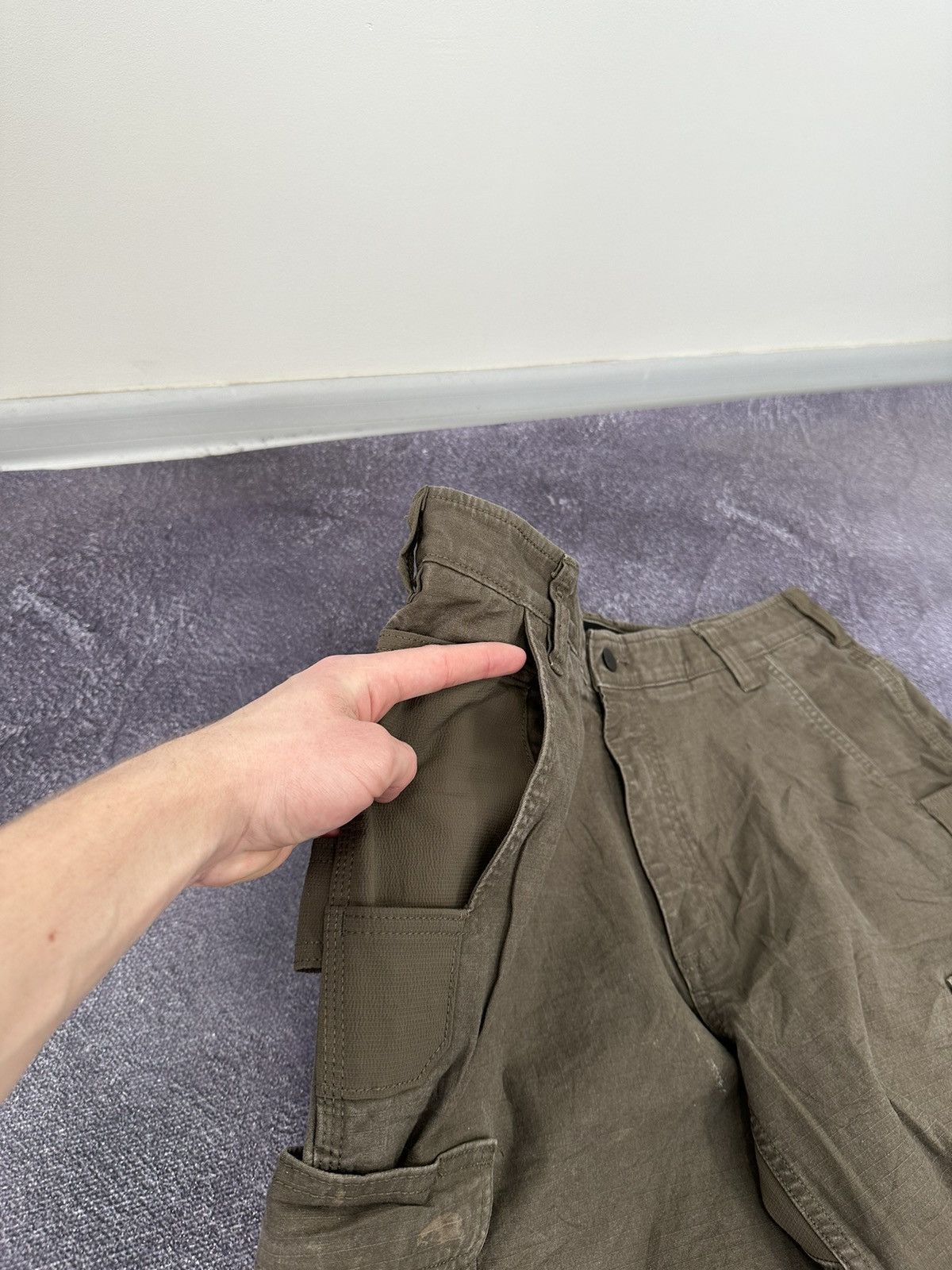 Carhartt Vintage Carhartt Double Knee Distressed USA Opium Work Pants Size US 38 / EU 54 - 8 Thumbnail