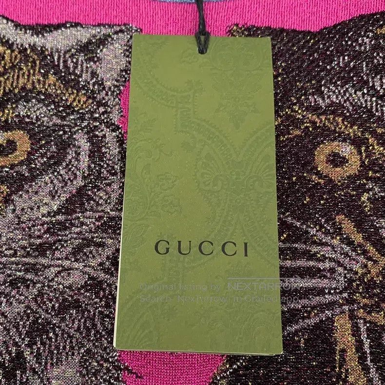 Gucci Gucci Multi-colour geometric pattern tiger head print roun Size S / US 4 / IT 40 - 6 Thumbnail