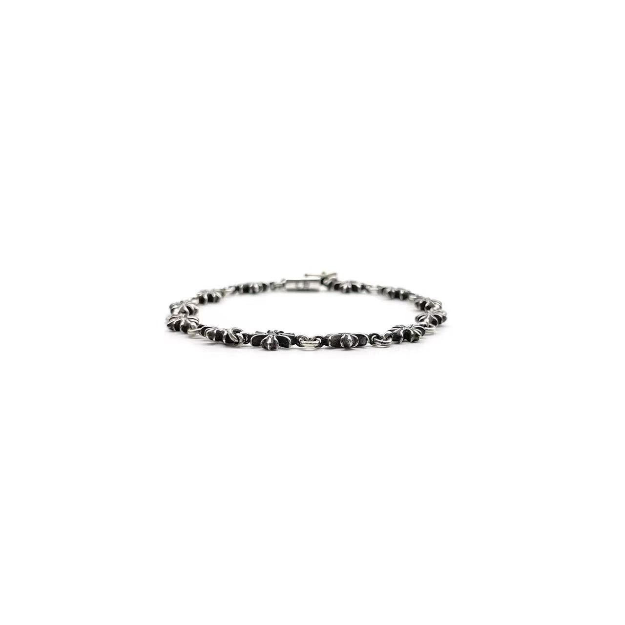 Chrome Hearts Chrome Hearts Silver Diamonds Tiny E Bracelet Size ONE SIZE - 3 Thumbnail