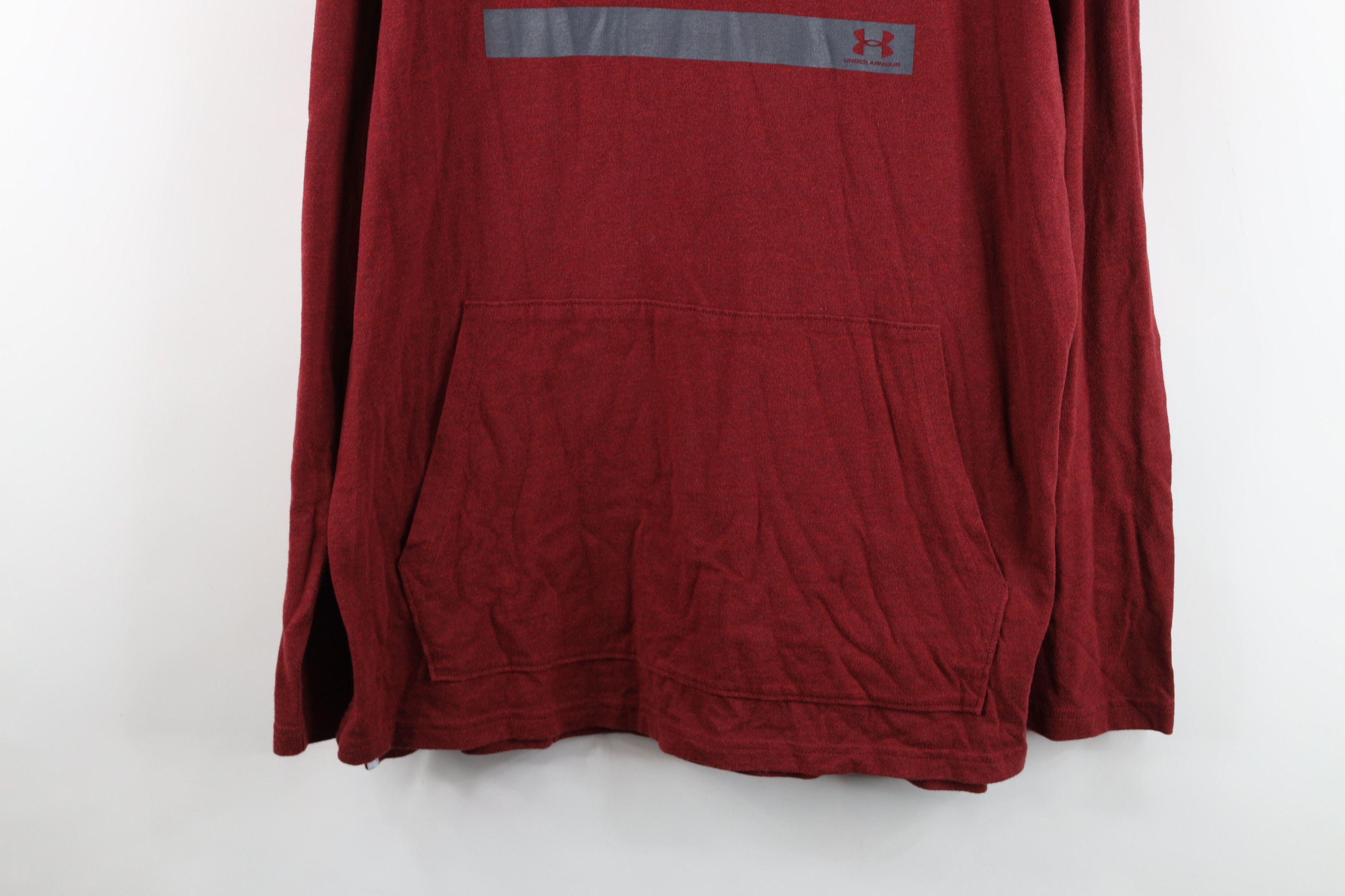 Under Armour Under Armour Spell Out Loose Fit Hoodie Hooded T-Shirt Red Size US L / EU 52-54 / 3 - 3 Thumbnail