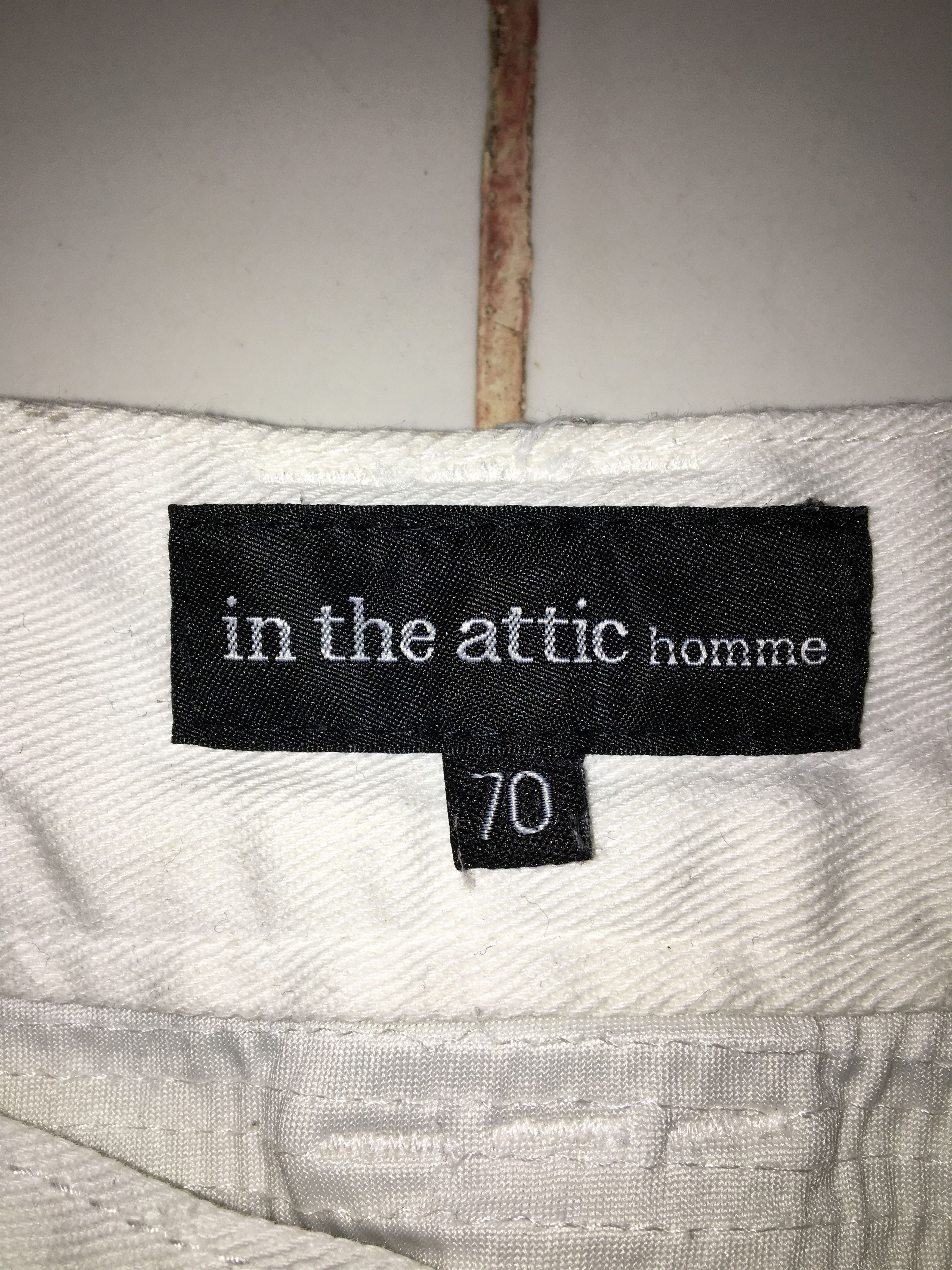 In The Attic In The Attic Biker White Denim Pants Size US 29 - 19 Thumbnail