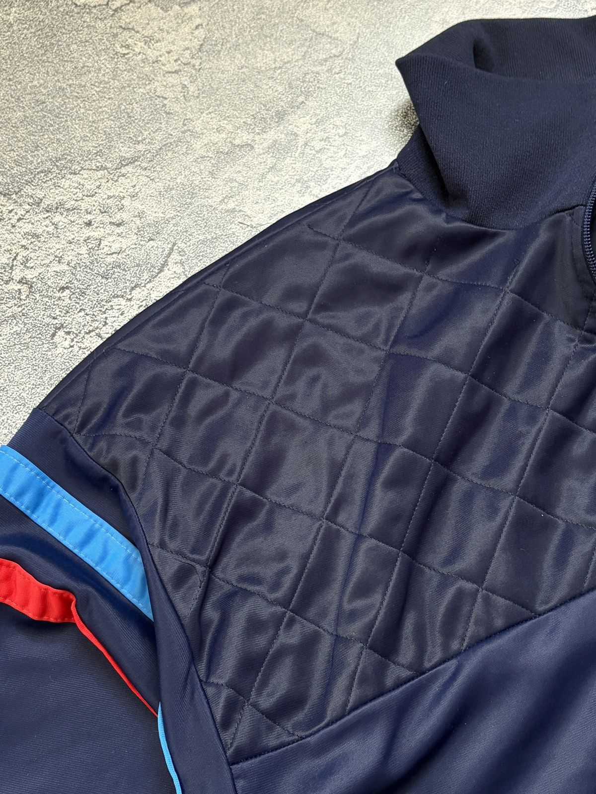 Adidas Vintage 80s Adidas Ventex Trefoil USA Olympic Track Jacket L Size US L / EU 52-54 / 3 - 12 Thumbnail
