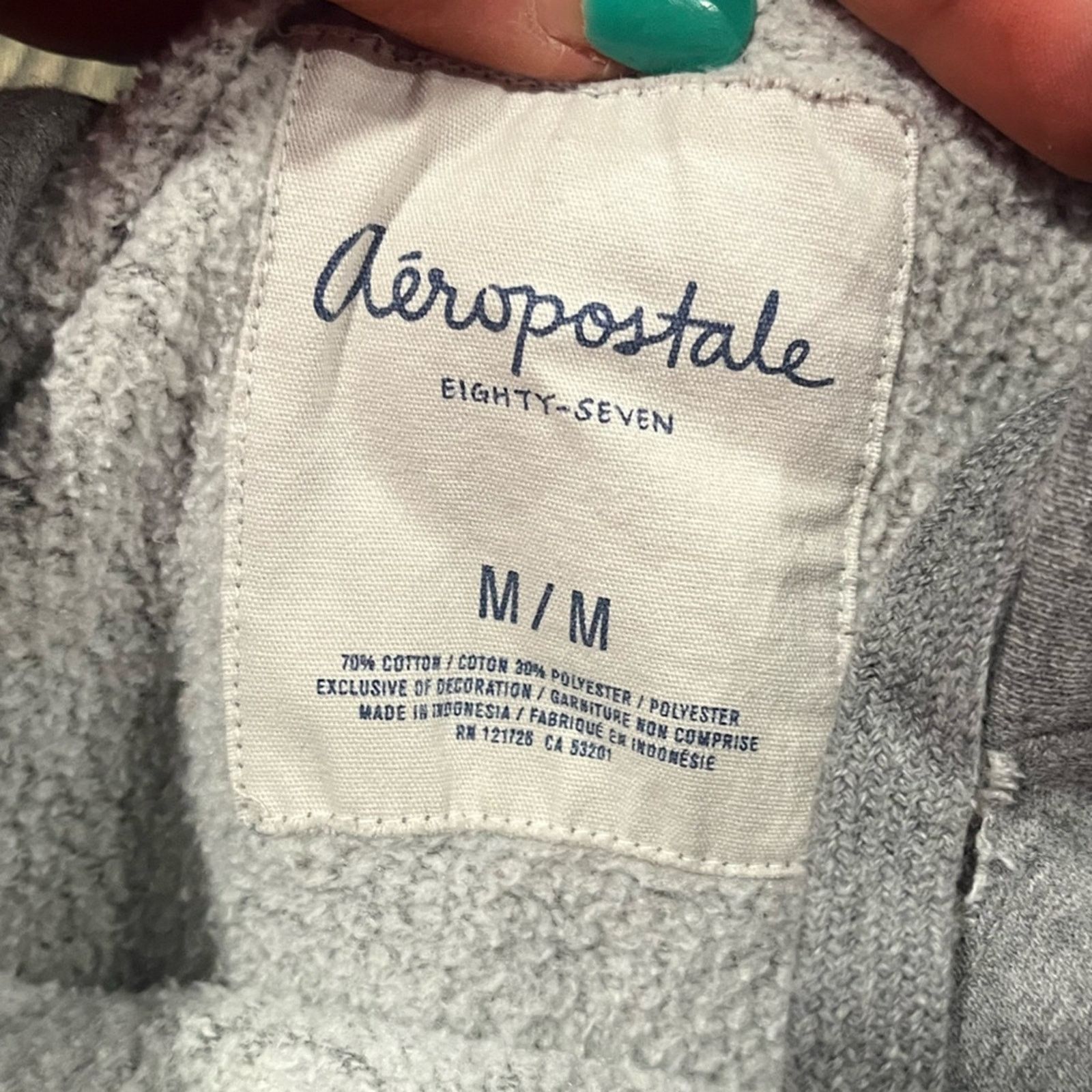 Aeropostale Aeropostale Sweatshirt Hoodie Logo Pocket Front Size M Size M / US 6-8 / IT 42-44 - 4 Thumbnail