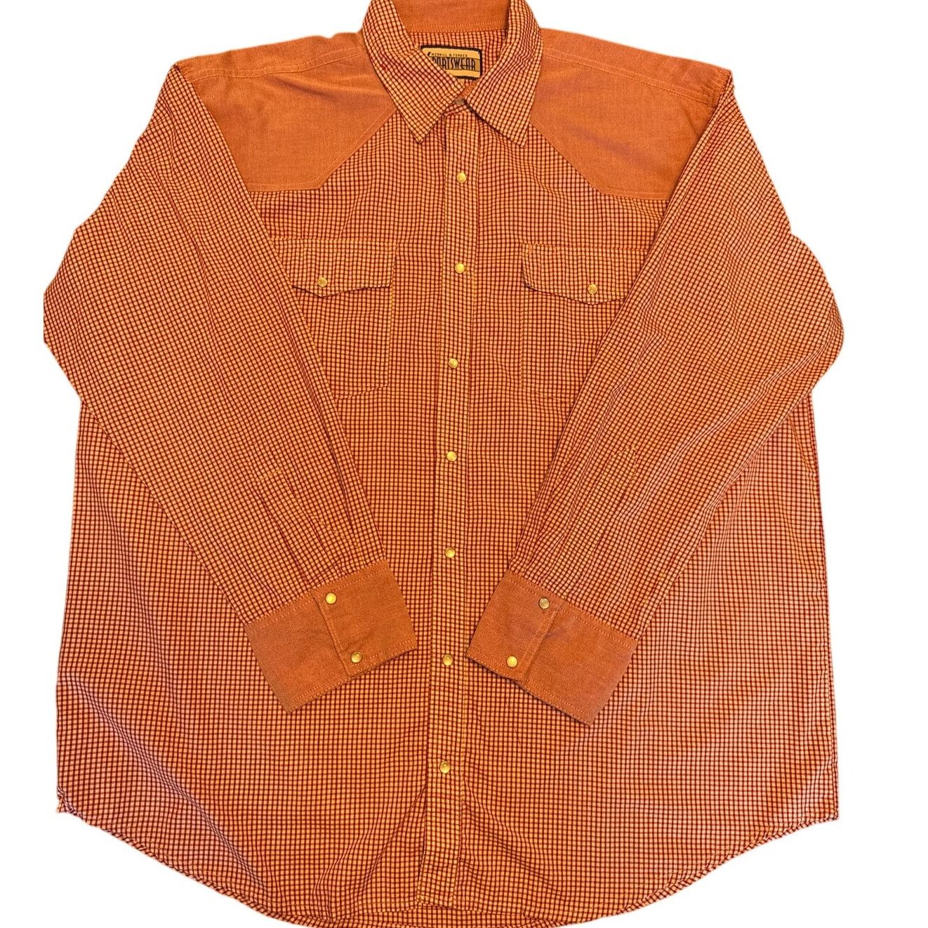 Other Merrill & Forbes Western Pearl Snap Gingham Shirt Red XL Size US XL / EU 56 / 4 - 1 Thumbnail
