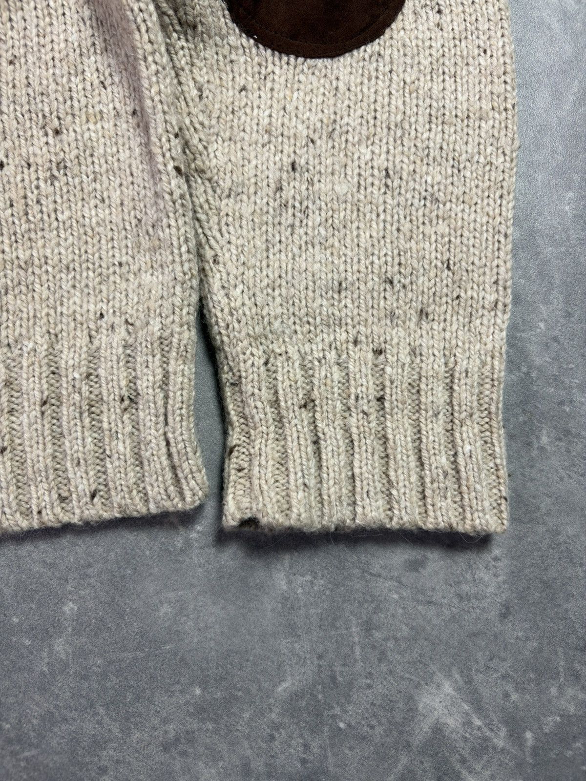 Polo Ralph Lauren Polo Ralph Lauren Wool Alpaca Oatmeal Elbow Patches Knit XL Size US XL / EU 56 / 4 - 17 Thumbnail