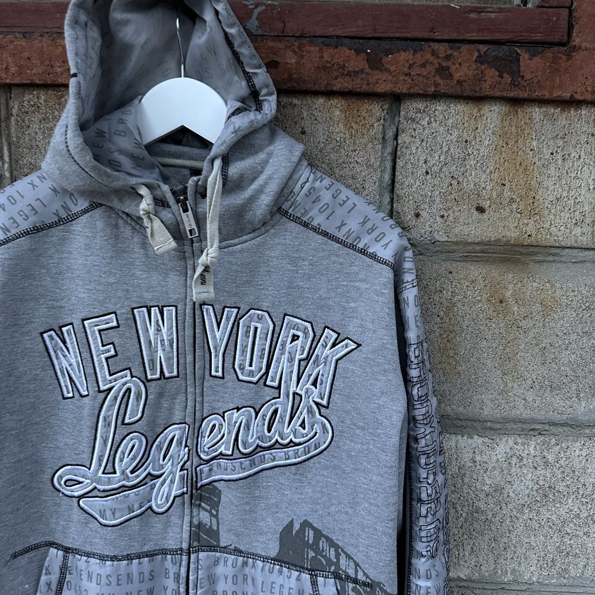 New Era Vintage New York Zip Hoodie Big Logo Y2K Size L Crazy Grunge Size US L / EU 52-54 / 3 - 4 Thumbnail