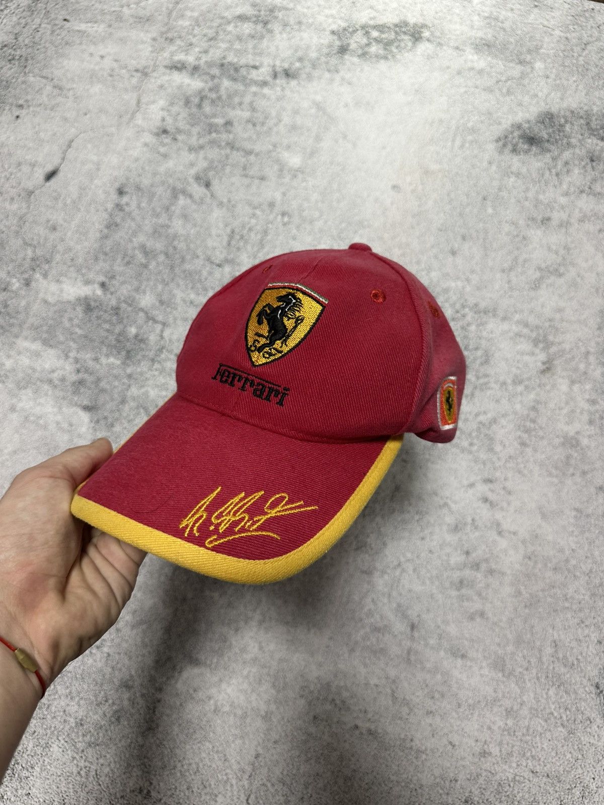 Ferrari Vintage Ferrari Cap Formula1 Style Moto Size ONE SIZE - 4 Thumbnail