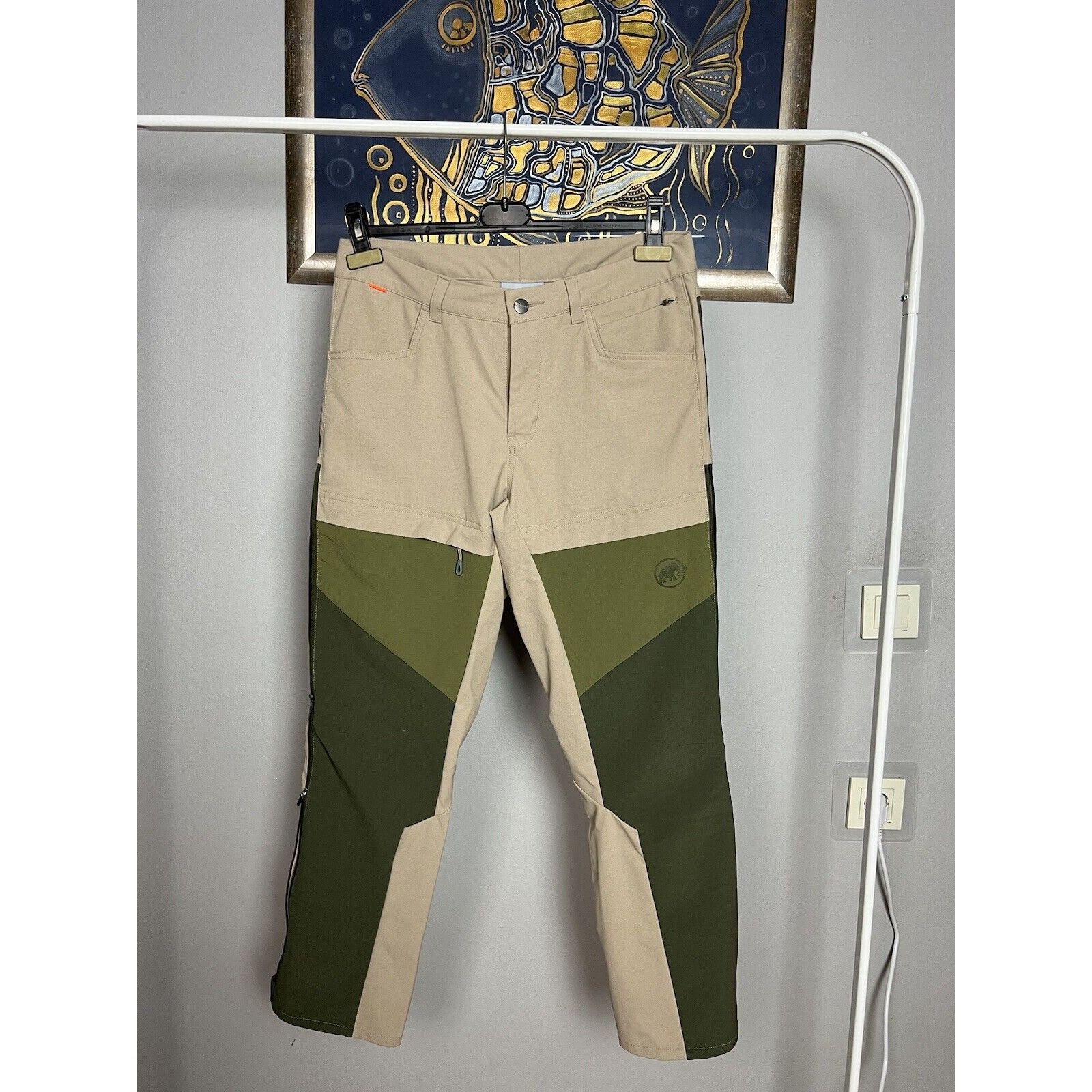 Mammut Mammut Green Beige Stretchy Cargo Hiking Pants Size EU 46 (3 Size US 30 / EU 46 - 3 Thumbnail