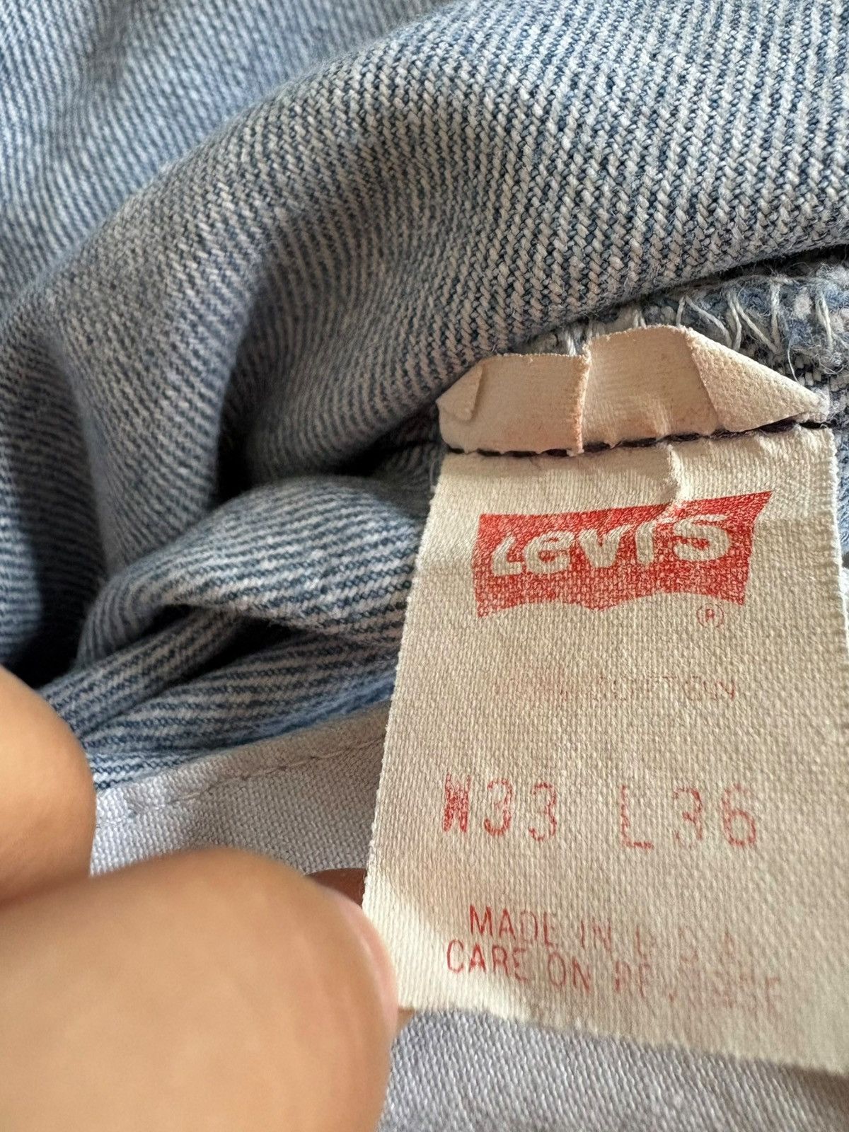 Levi's SALES🔥Vintage 90s Levis 501 Button Fly Mud Wash Jeans Size US 30 / EU 46 - 9 Thumbnail