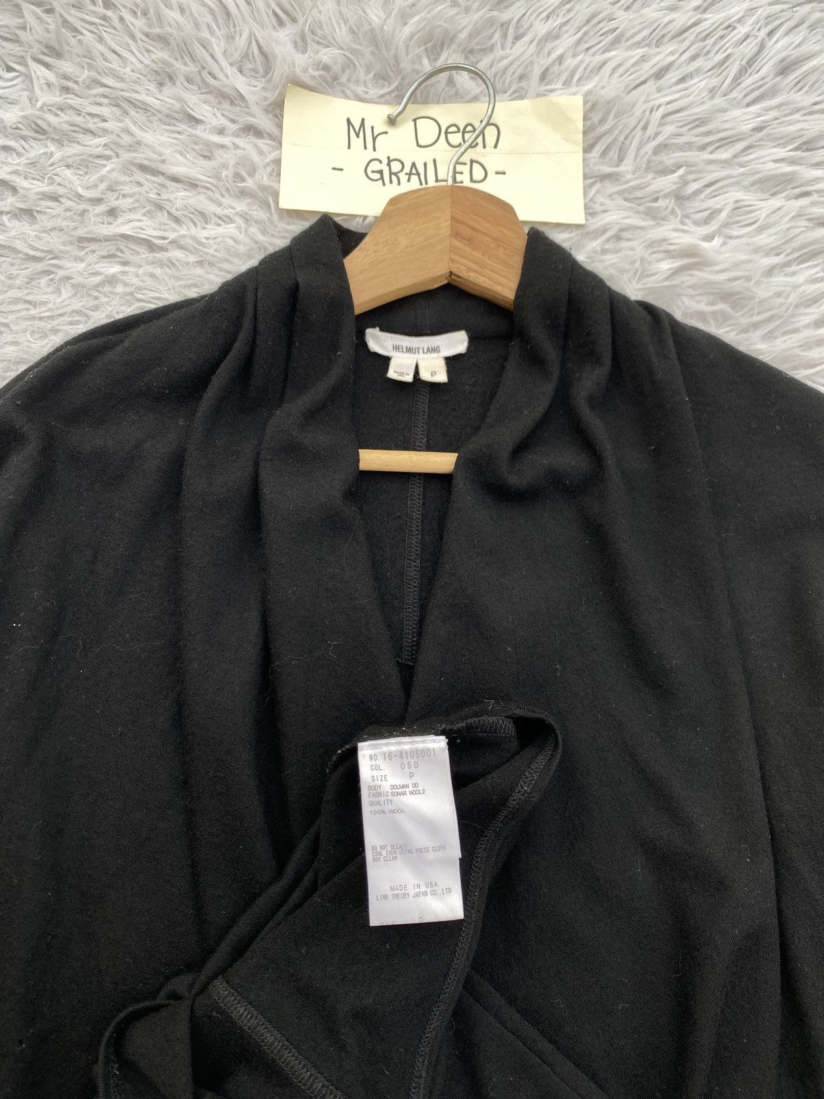Helmut Lang Rare Helmut Lang Cowl Neck Black Dress Size S / US 4 / IT 40 - 15 Thumbnail