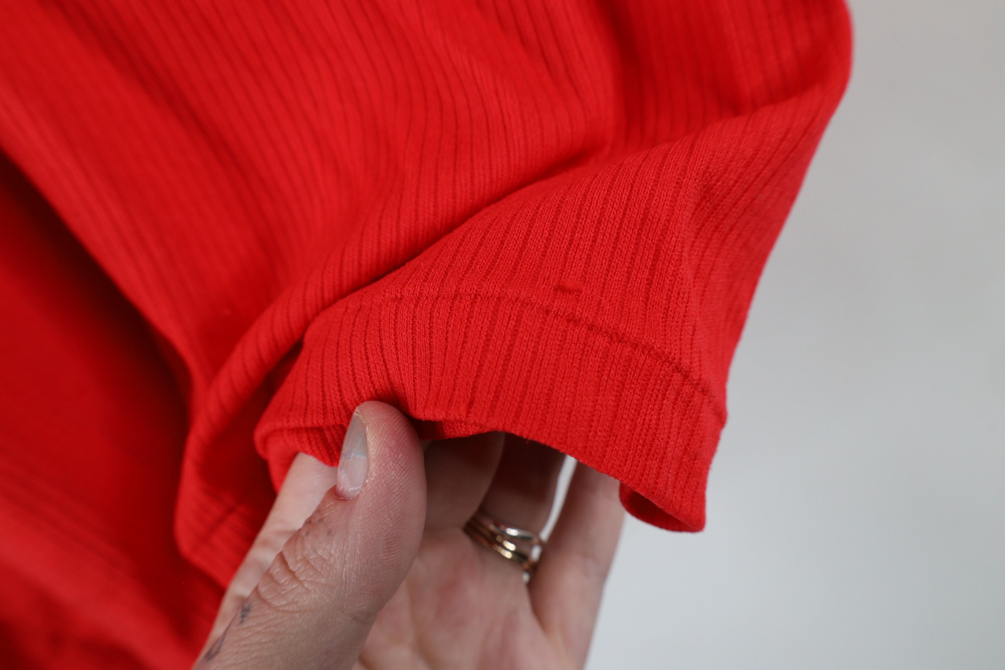 Vintage Vintage 60s 70s Streetwear Ribbed Knit Ringer T-Shirt USA Size S / US 4 / IT 40 - 4 Thumbnail