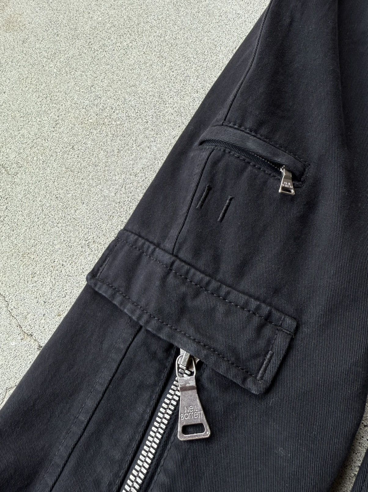 Neil Barrett Neil Barrett Archive Black Gimmick Cargo Pants Size US 30 / EU 46 - 8 Thumbnail
