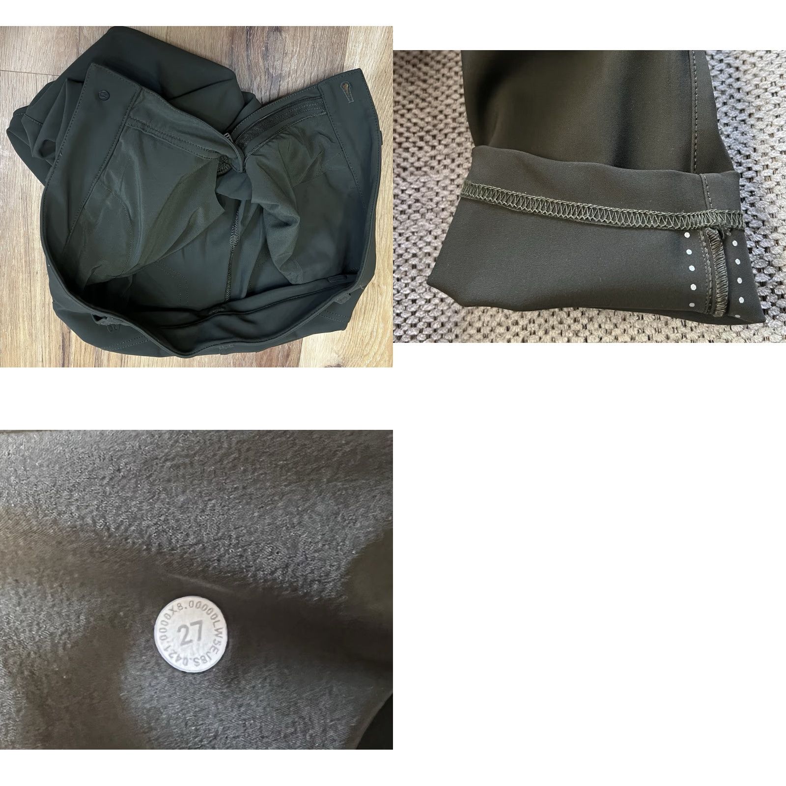 Lululemon Lululemon City Sleek 5 Pocket Pants Olive Green 27x27.5" Women Size 27" / US 4 / IT 40 - 8 Thumbnail