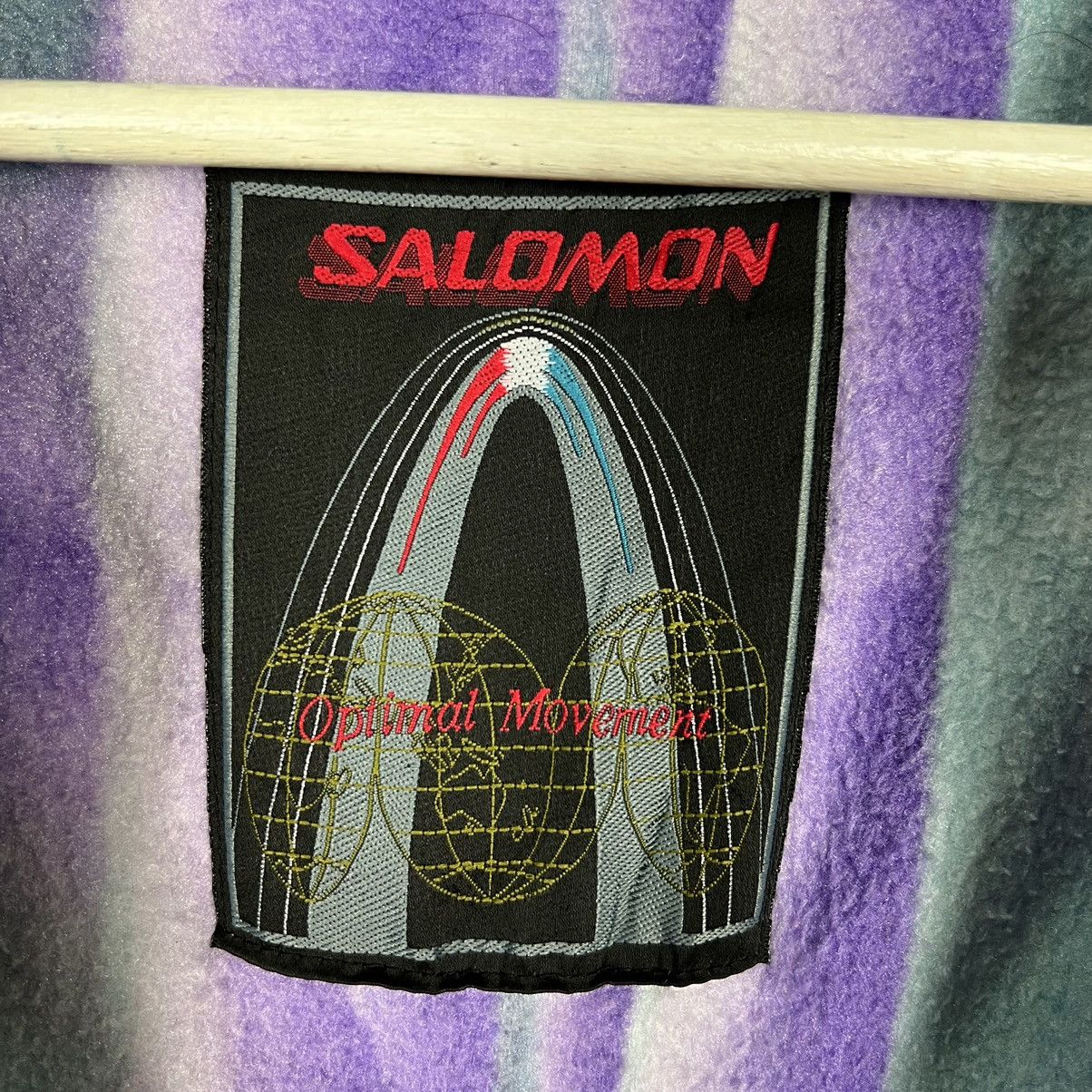 Salomon 🔥 90s VINTAGE SALOMON OPTIMAL MOVEMENT FLEECE JACKET Size US M / EU 48-50 / 2 - 13 Thumbnail