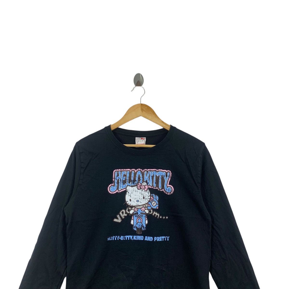 Other HELLO KITTY JAPAN Cartoon Skuter Distress Design Tee Shirt Size S / US 4 / IT 40 - 2 Thumbnail