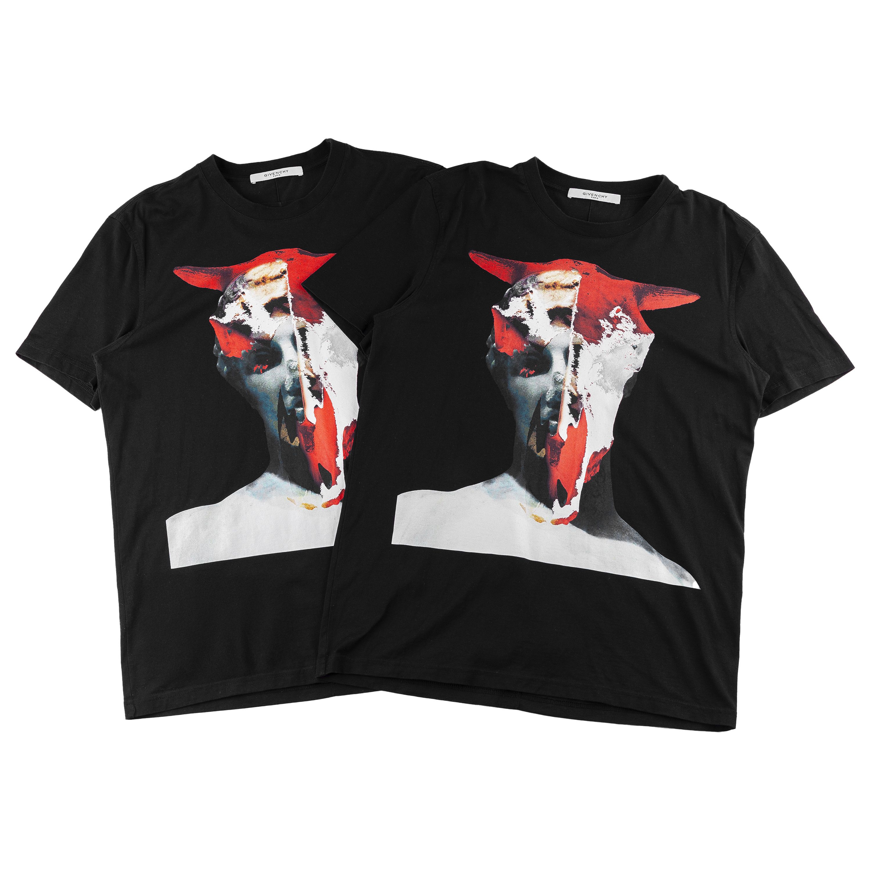 Givenchy Givenchy Paris by Tisci Devil Demon Black T-Shirt (L) Size US L / EU 52-54 / 3 - 7 Thumbnail