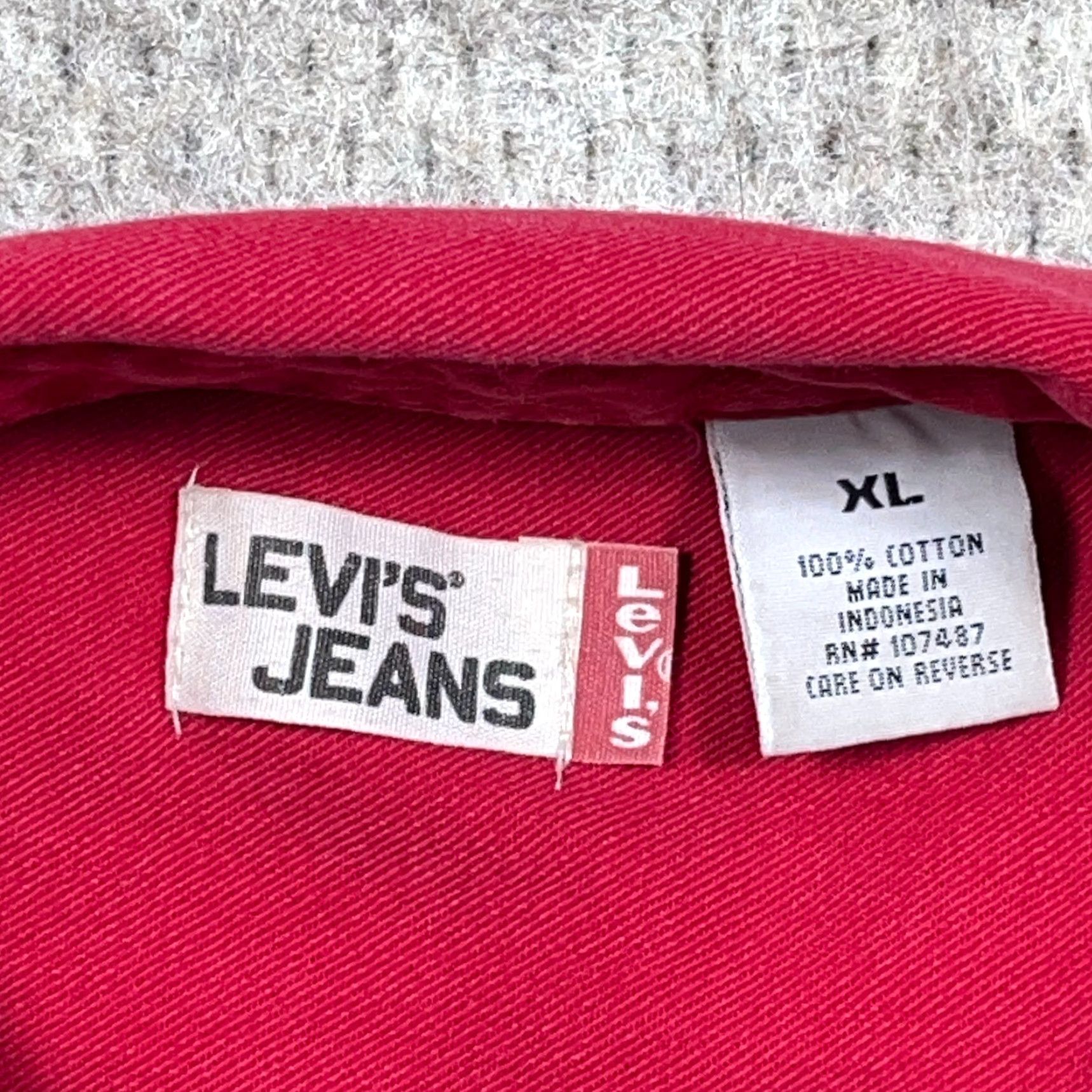 Levi's VINTAGE Levi's Denim Shirt Men XL Red Tab Button-Up Western 90s Cowboy Size US XL / EU 56 / 4 - 3 Thumbnail