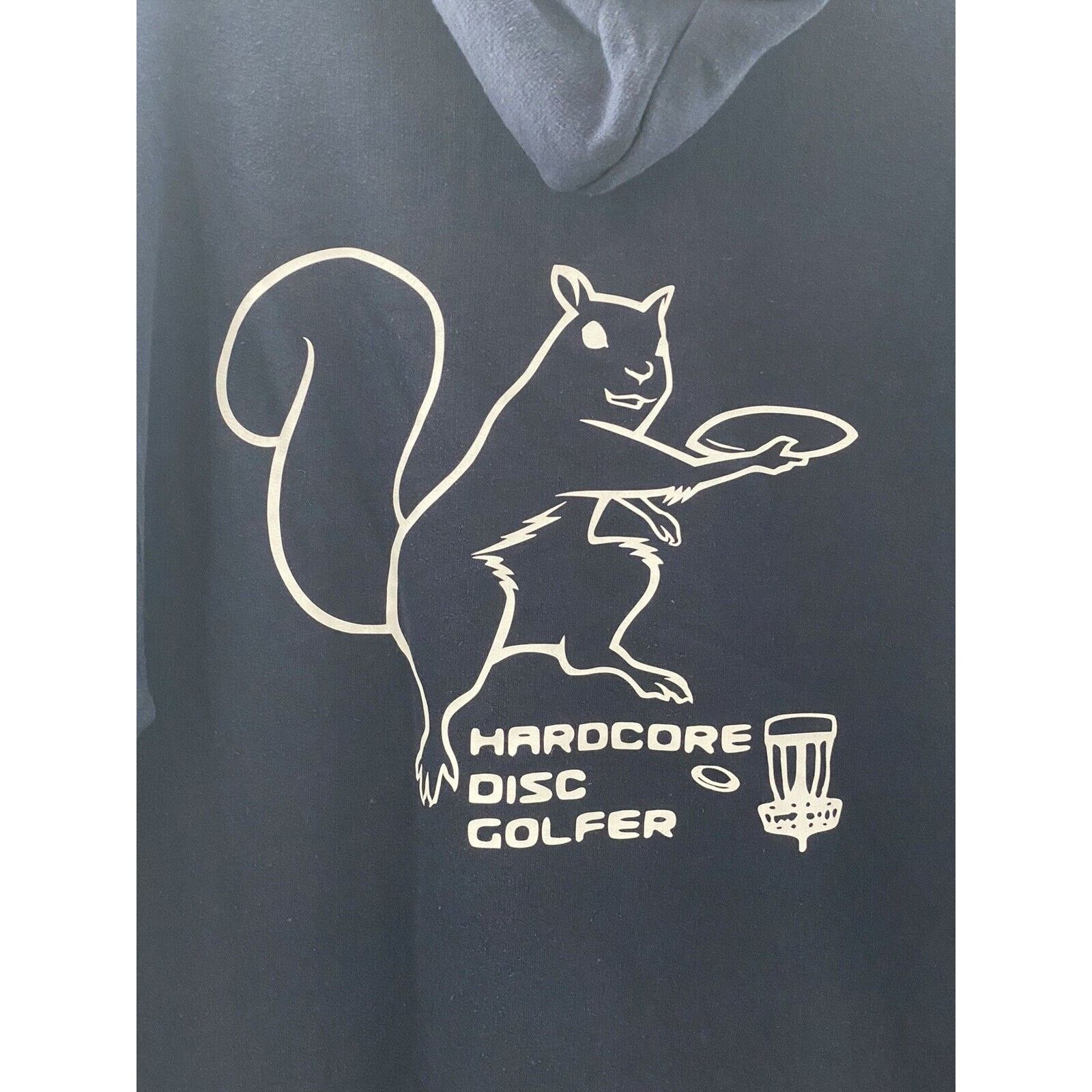 Camp David Disc Golf Hardcore Disc Golf Squirrel DG Scene Hoodie Size US L / EU 52-54 / 3 - 5 Thumbnail