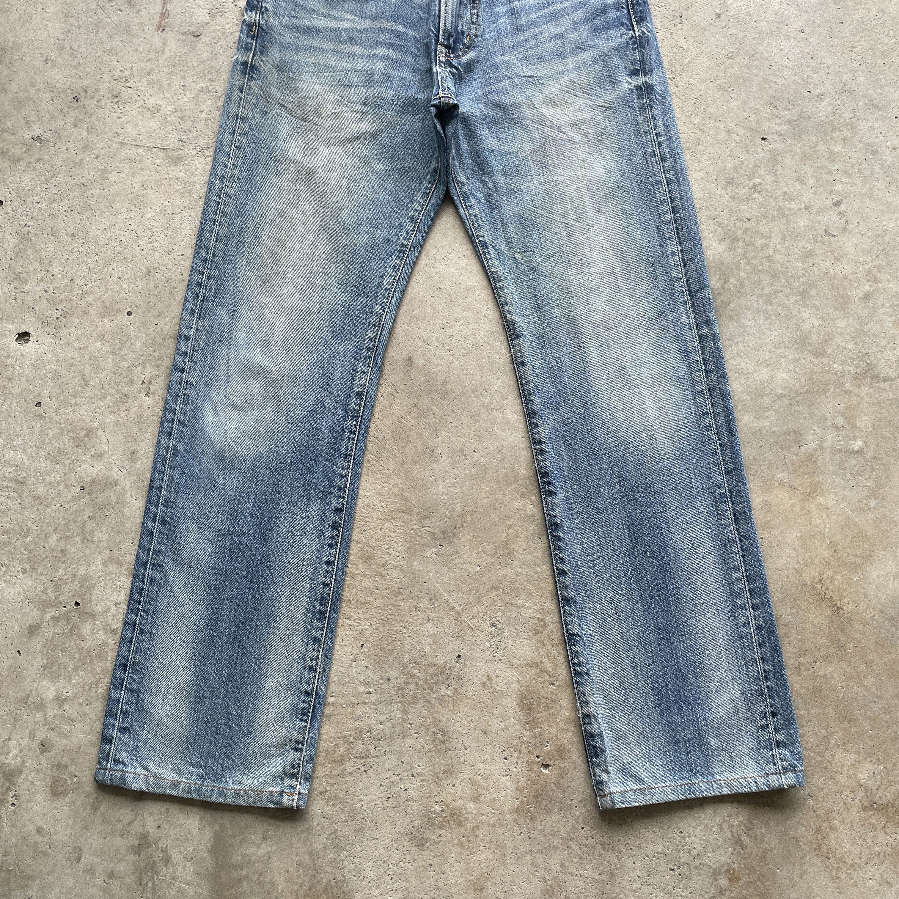 Japanese Brand × Vintage VINTAGE JAPANESE FADED DENIM PANTS JEANS W29x29 Size US 29 - 4 Thumbnail
