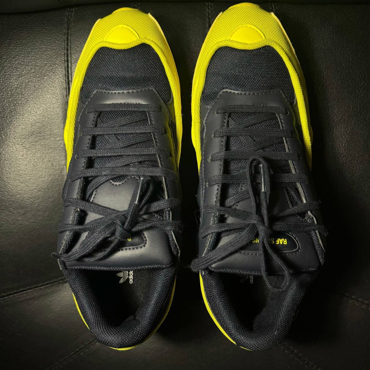 Adidas × Raf Simons sneakers Adidas Raf Simons ozweego Yellow Blue FW18 Size US 9.5 / EU 42-43 - 6 Thumbnail