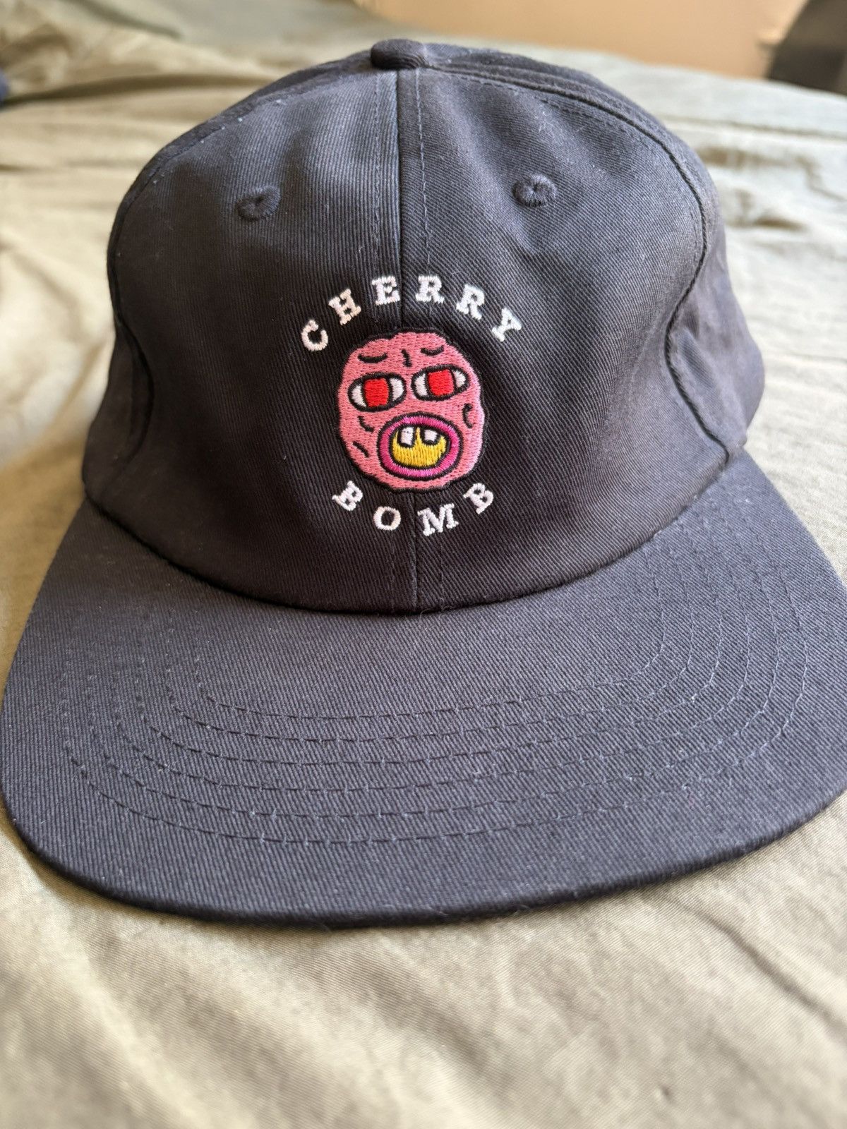 Golf Wang CHERRY BOMB 10 YEAR ANNIVERSARY BLACK HAT Size ONE SIZE - 1 Thumbnail