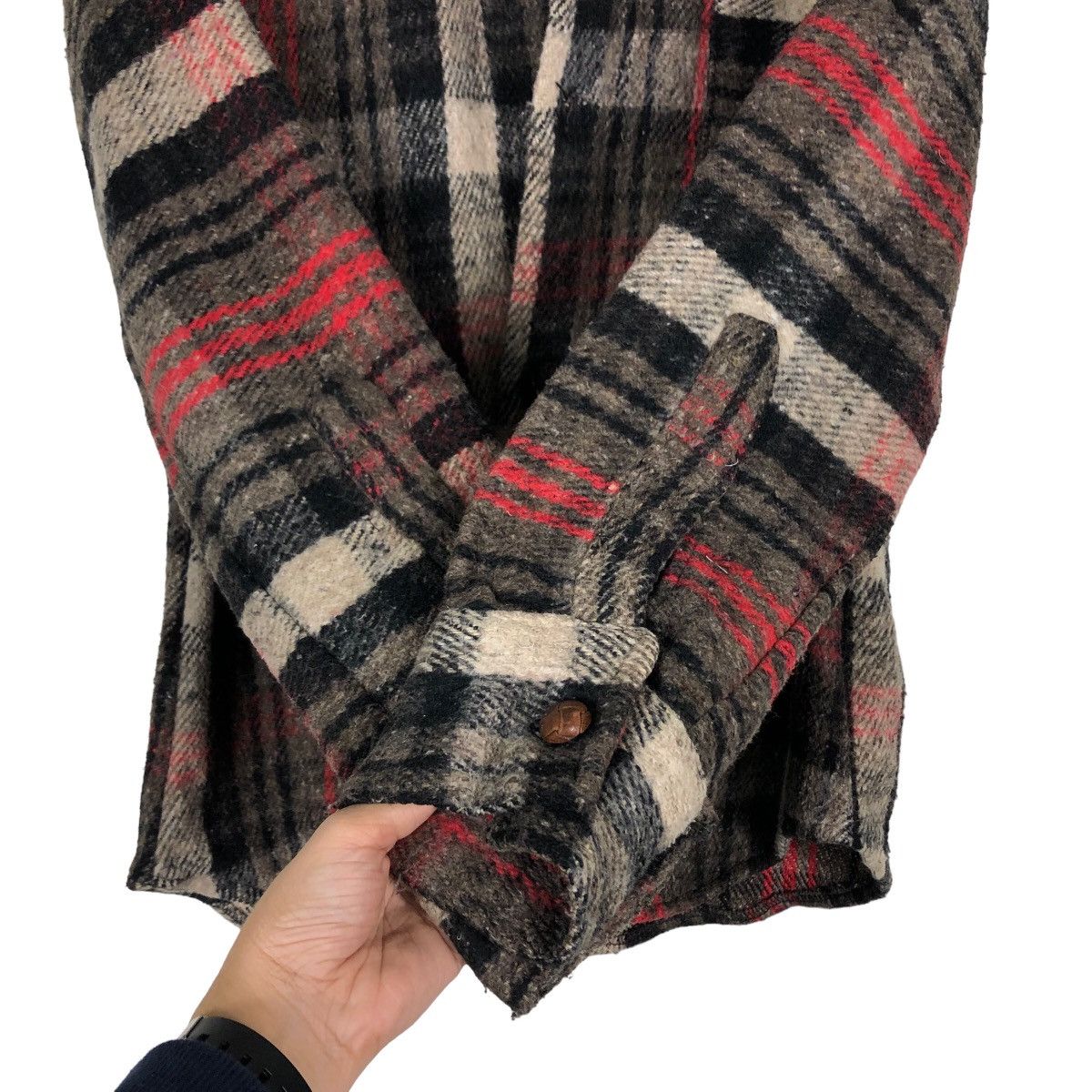 Japanese Brand 🔥80s Vintage Wool Flannel Jacket Bullhead USA Tartan Design Size US M / EU 48-50 / 2 - 12 Thumbnail
