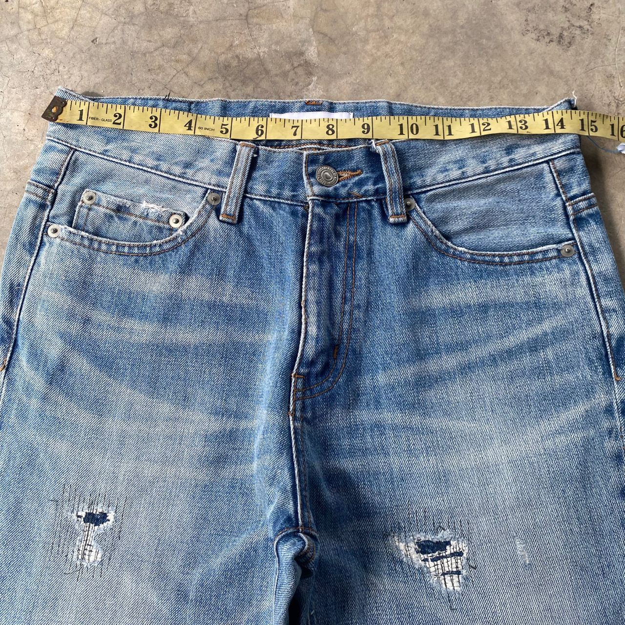 MOUSSY Vintage Azul by Moussy Distressed Slim Denim Size US 29 - 5 Thumbnail
