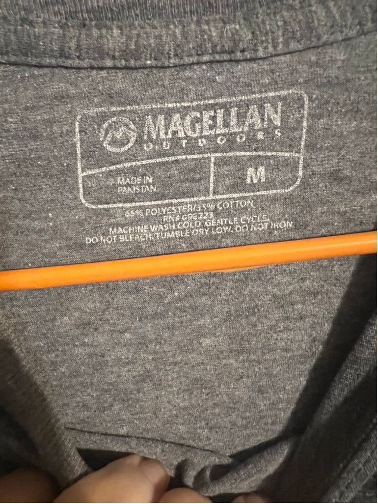 Other Men's Magellan Outdoors Gray Blue Marlin Tee Shirt Size US M / EU 48-50 / 2 - 3 Thumbnail