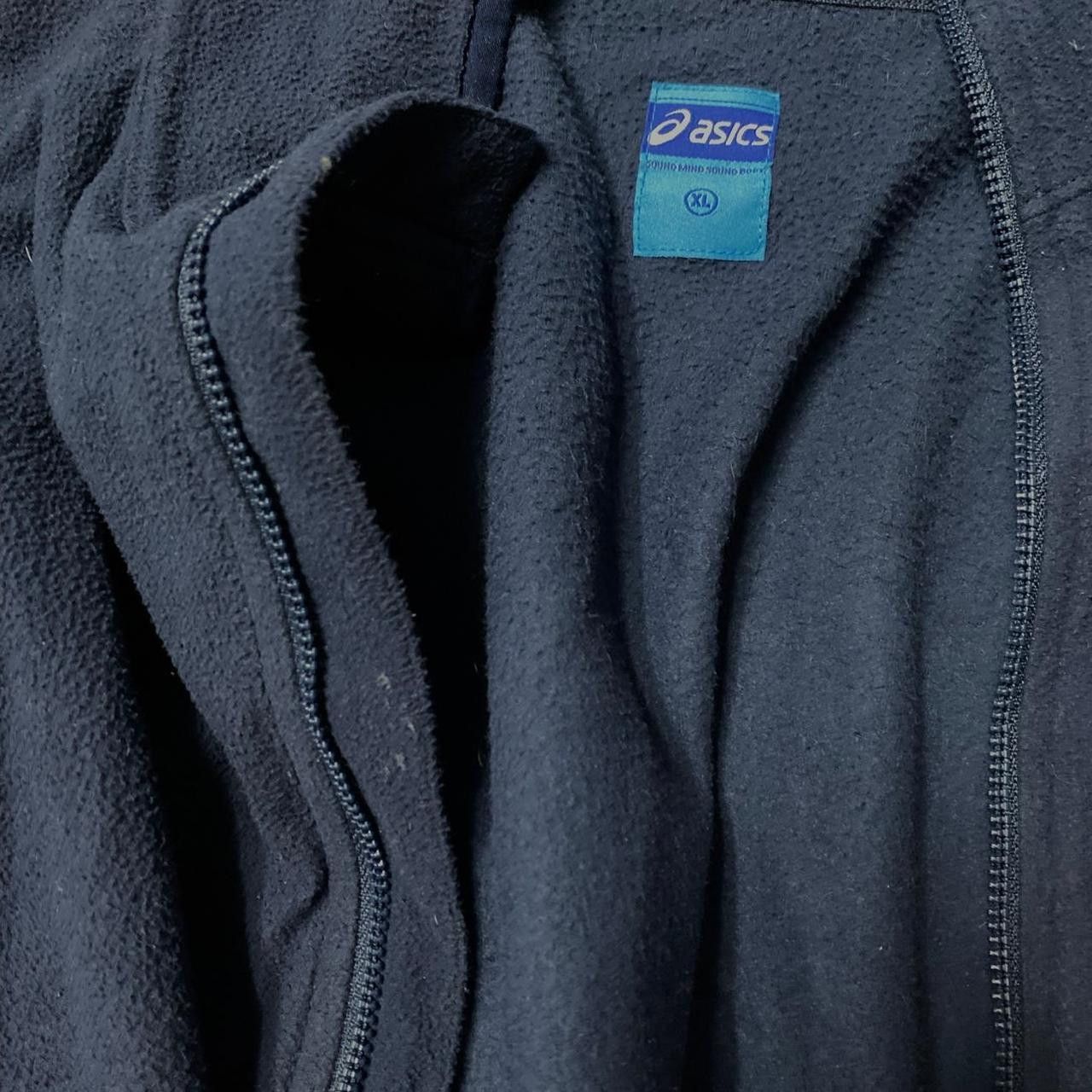 Asics Navy ASICS fleece jacket #fleecelove Size US XL / EU 56 / 4 - 4 Thumbnail