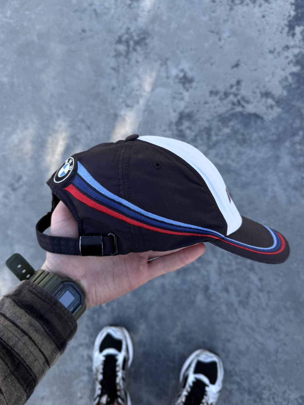 BMW VINTAGE BMW Y2K MOTORSPORT RACING MOTO F1 HAT Size ONE SIZE - 3 Thumbnail