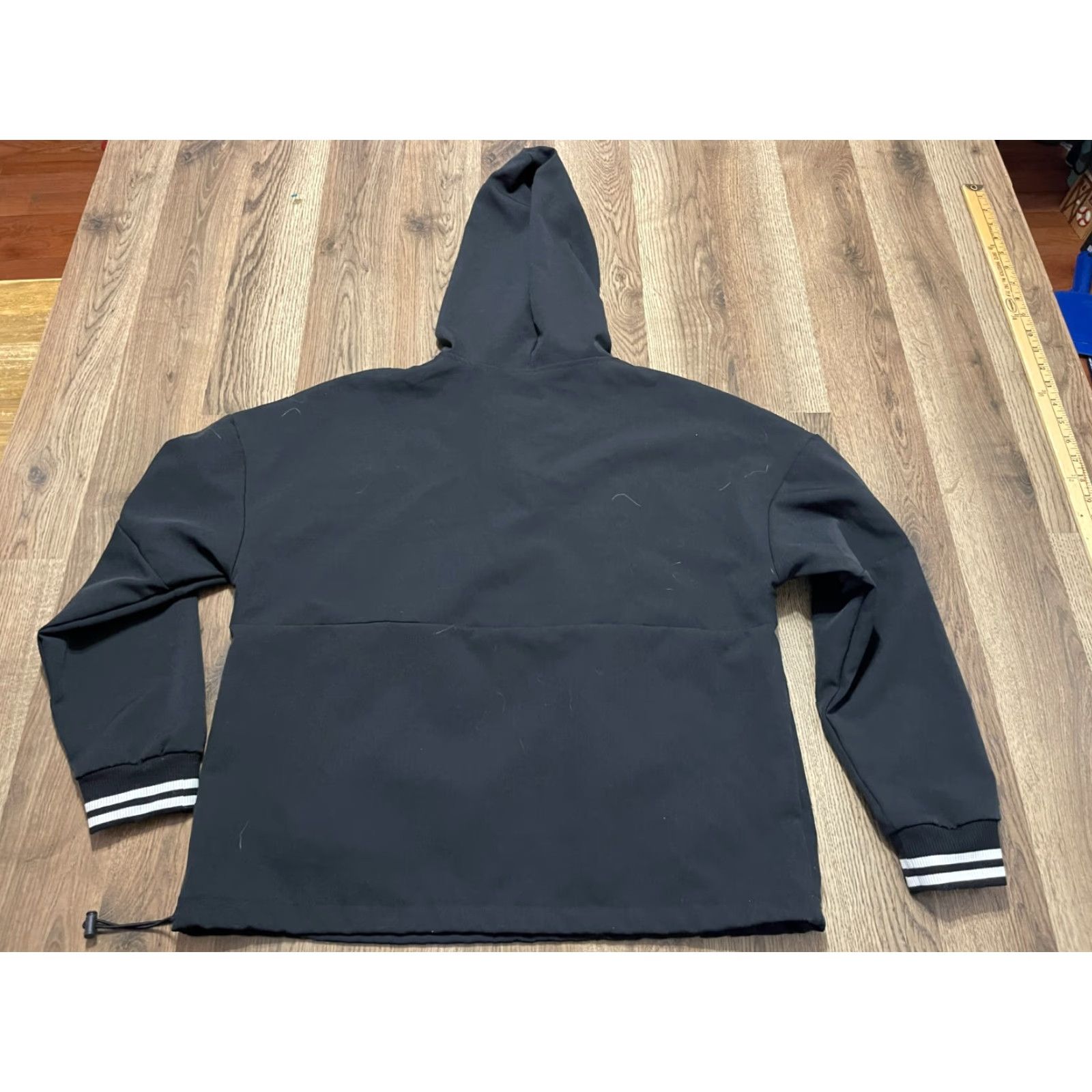 Avia Avia Hoodie Women's Size Medium Black Pullover 1/4 Zip Up Size M / US 6-8 / IT 42-44 - 2 Thumbnail