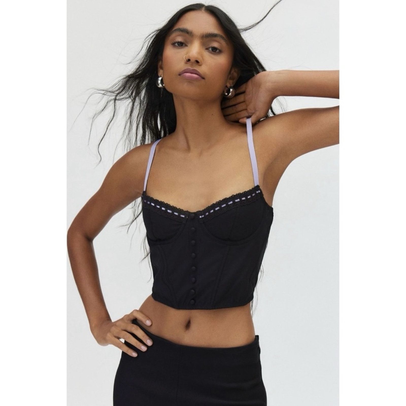 Urban Outfitters Urban Outfitters Out From Under Dehlia Ribbon Trim Corset M Size M / US 6-8 / IT 42-44 - 13 Thumbnail
