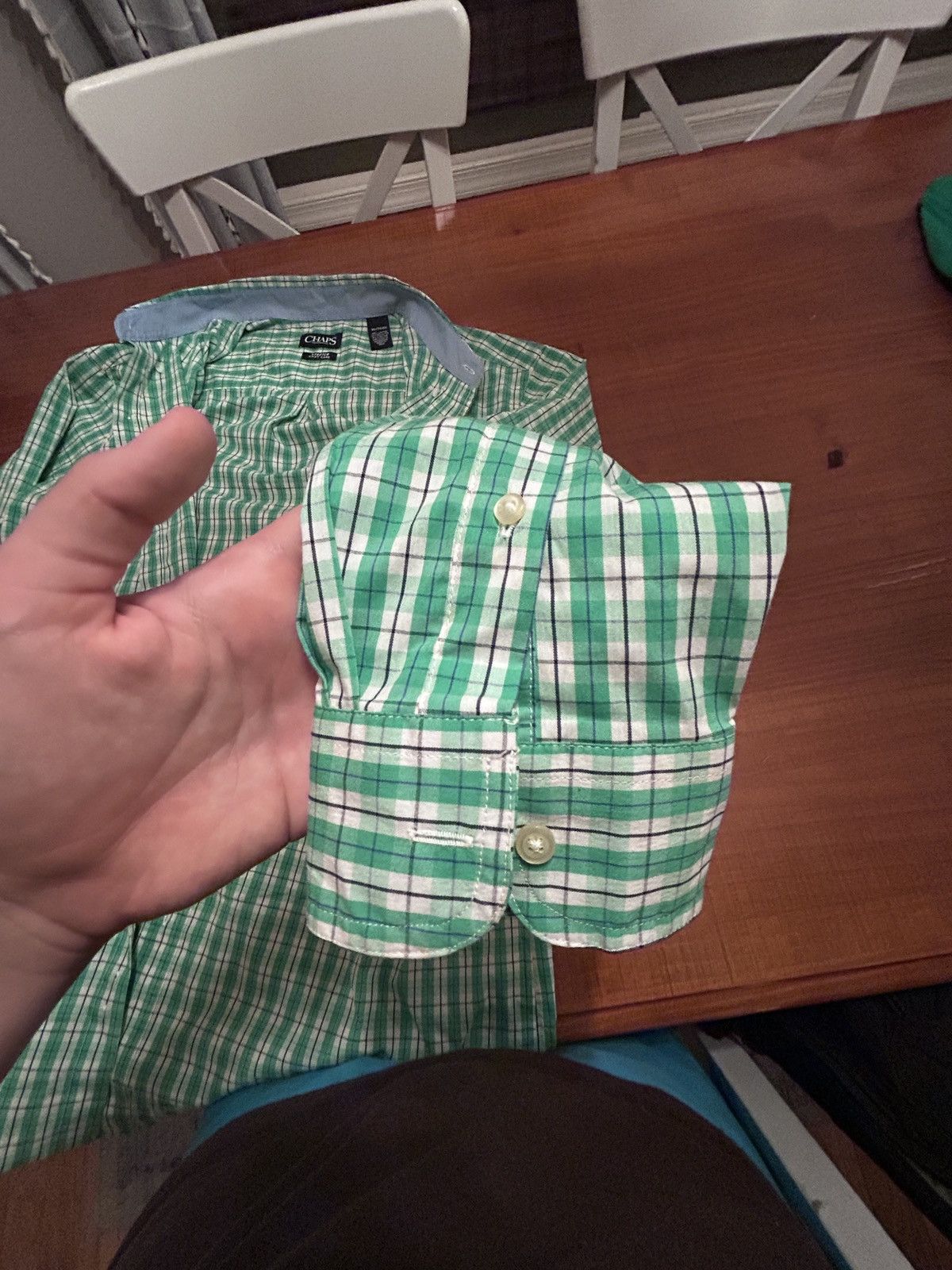 Chaps Green button up shirt Size US XL / EU 56 / 4 - 4 Thumbnail