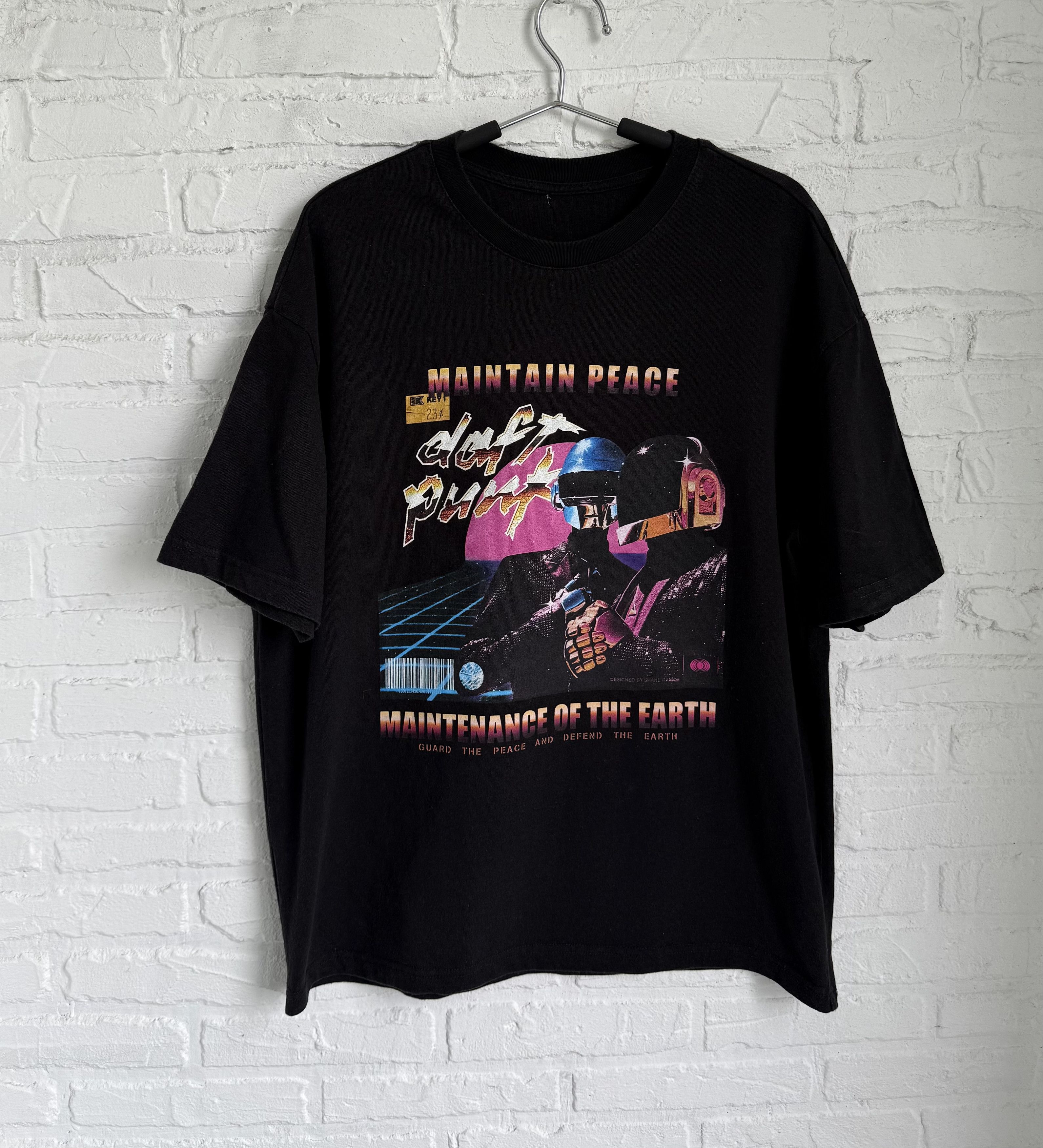 Band Tees × Vintage Vintage 2000s Daft Punk French house t-shirt Size US L / EU 52-54 / 3 - 1 Thumbnail