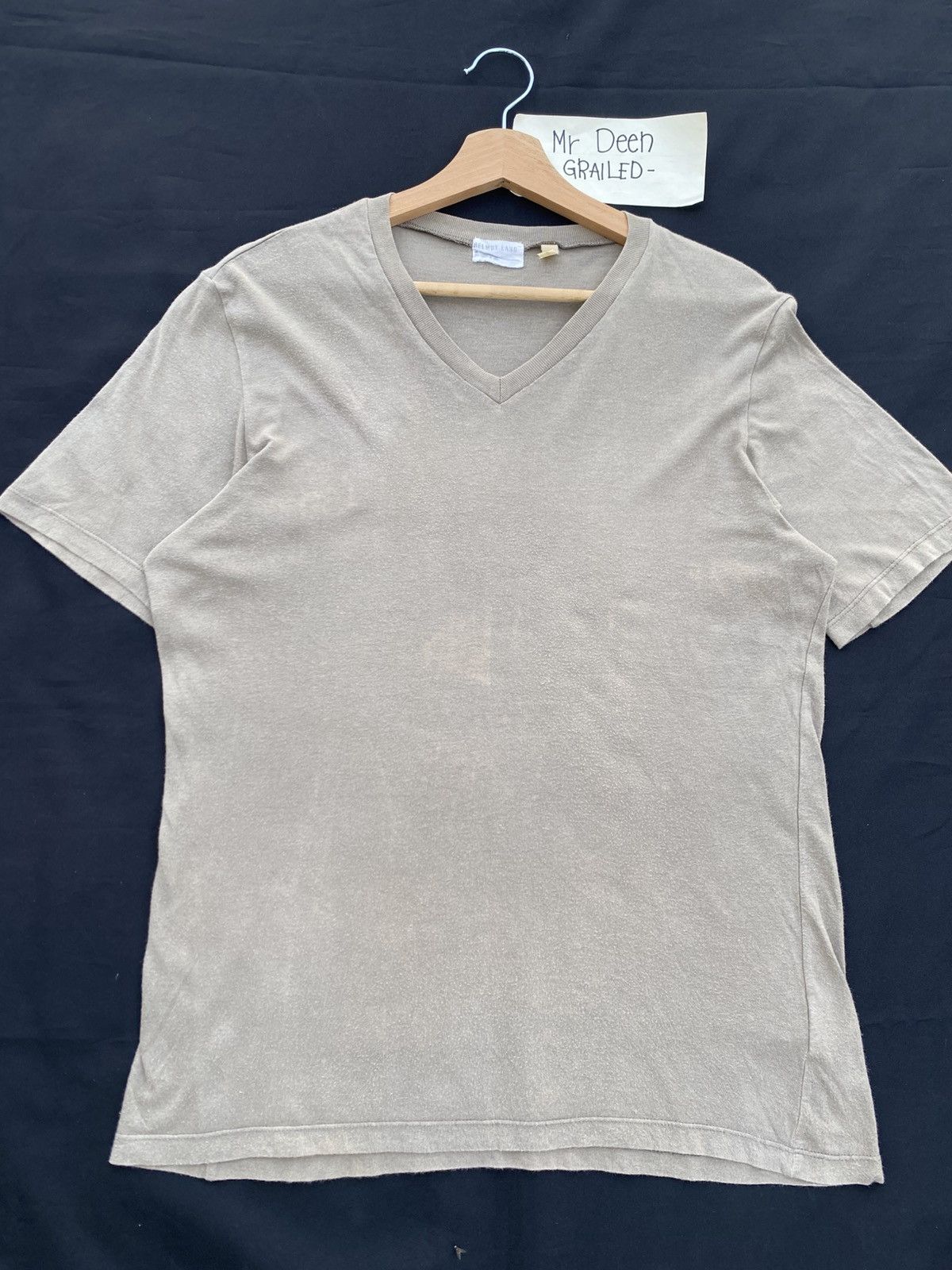 Helmut Lang Rare Vintage Helmut Lang Produced 1998 Brown Plain Tshirt Size US M / EU 48-50 / 2 - 4 Thumbnail