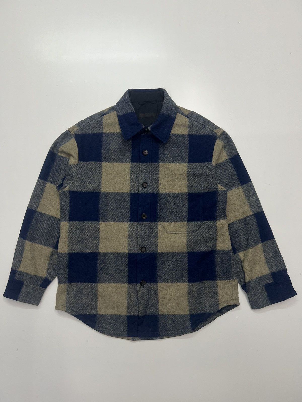 Uniqlo 🔥UNIQLO BLUE PLAID TARTAN JACKET Size US M / EU 48-50 / 2 - 1 Thumbnail